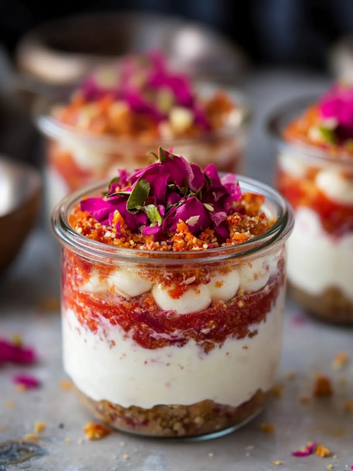 Gajar Halwa Cheesecake Jars You'll Adore: A Fusion Delight 2 Gajar Halwa Cheesecake Jars