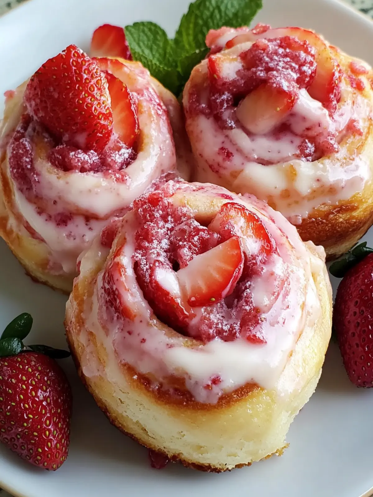 Irresistible Strawberry Cheesecake Cinnabon Rolls for Breakfast Bliss 5 Strawberry Cheesecake Cinnabon Rolls