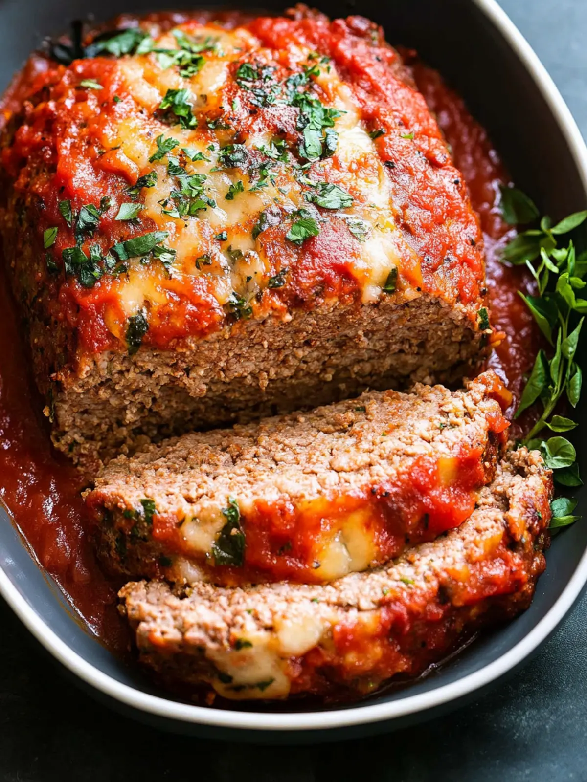 Savory Italian Meatloaf Bursting with Flavor for Family Dinner 2 Italian Meatloaf