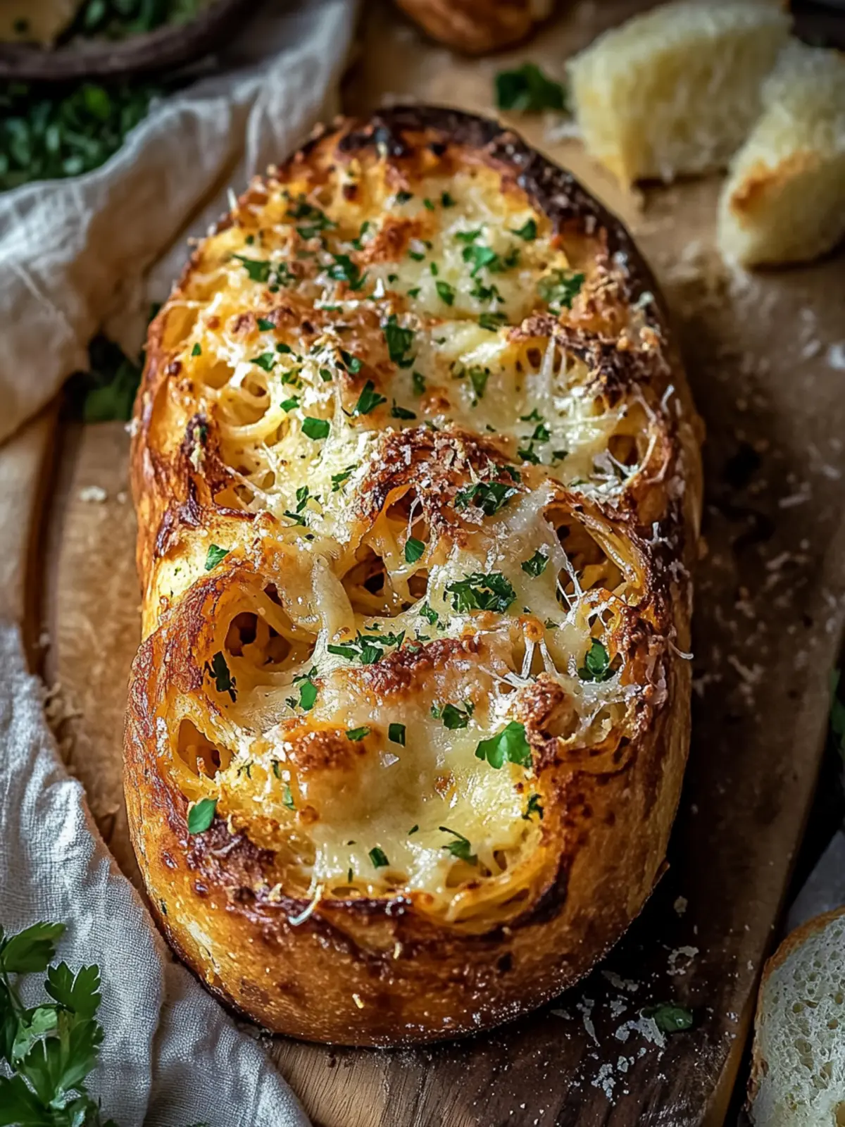Spaghetti Garlic Bread: The Ultimate Comfort Food Twist 5 Spaghetti Garlic Bread