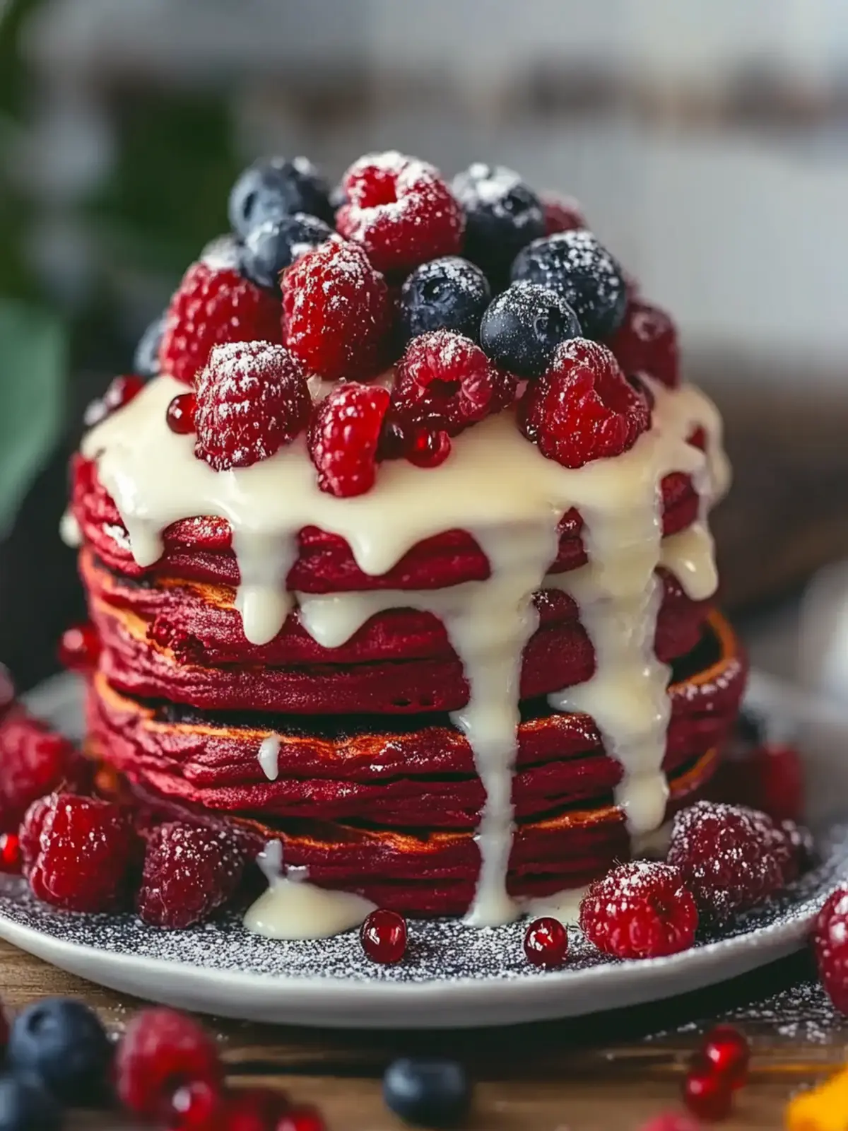 Decadent Red Velvet Pancakes That Will Wow Your Morning Routine 4 Decadent Red Velvet Pancakes