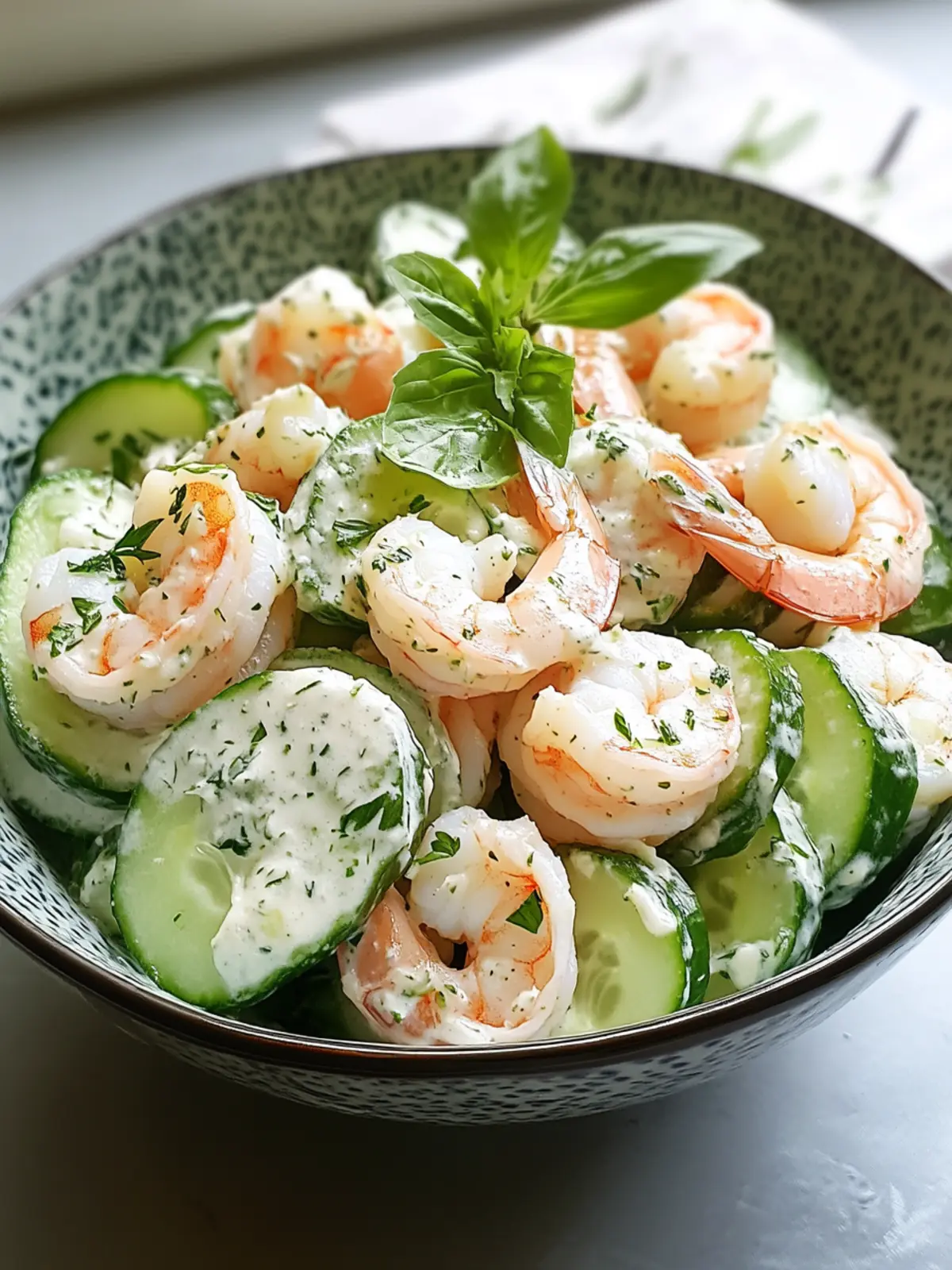 Creamy Cucumber Shrimp Salad that's Quick, Fresh, and Flavorful 5 Creamy Cucumber Shrimp Salad