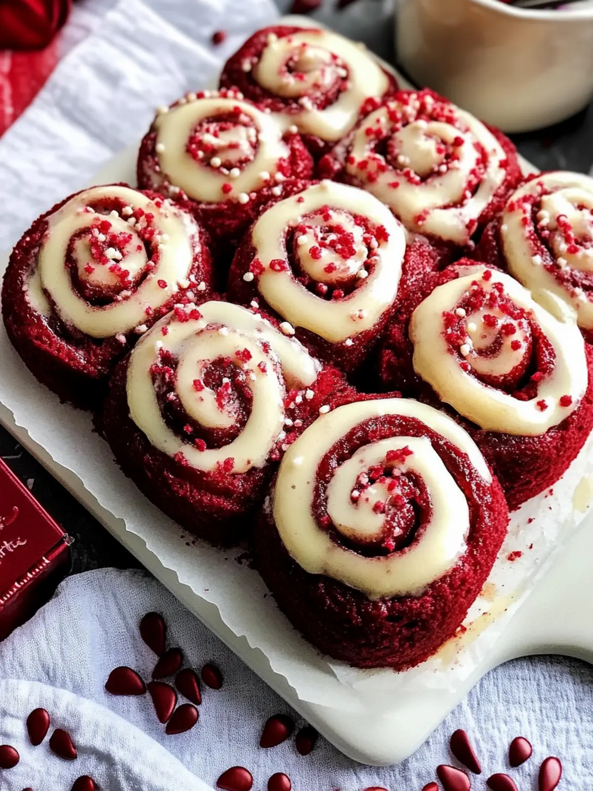 Heavenly Red Velvet Cinnamon Rolls to Winter's Sweet Escape 5 Heavenly Red Velvet Cinnamon Rolls