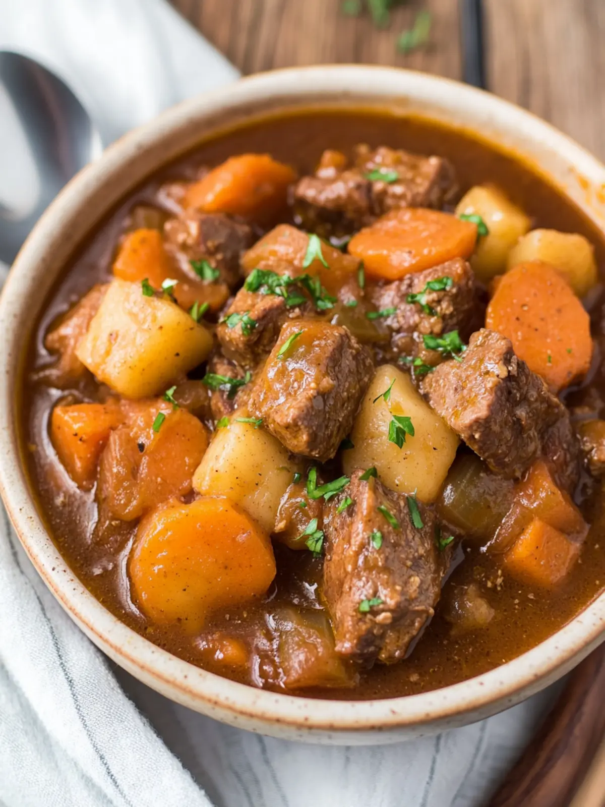 Root Beer Infused Slow Cooker Beef Stew for Cozy Nights 3 Slow Cooker Beef Stew