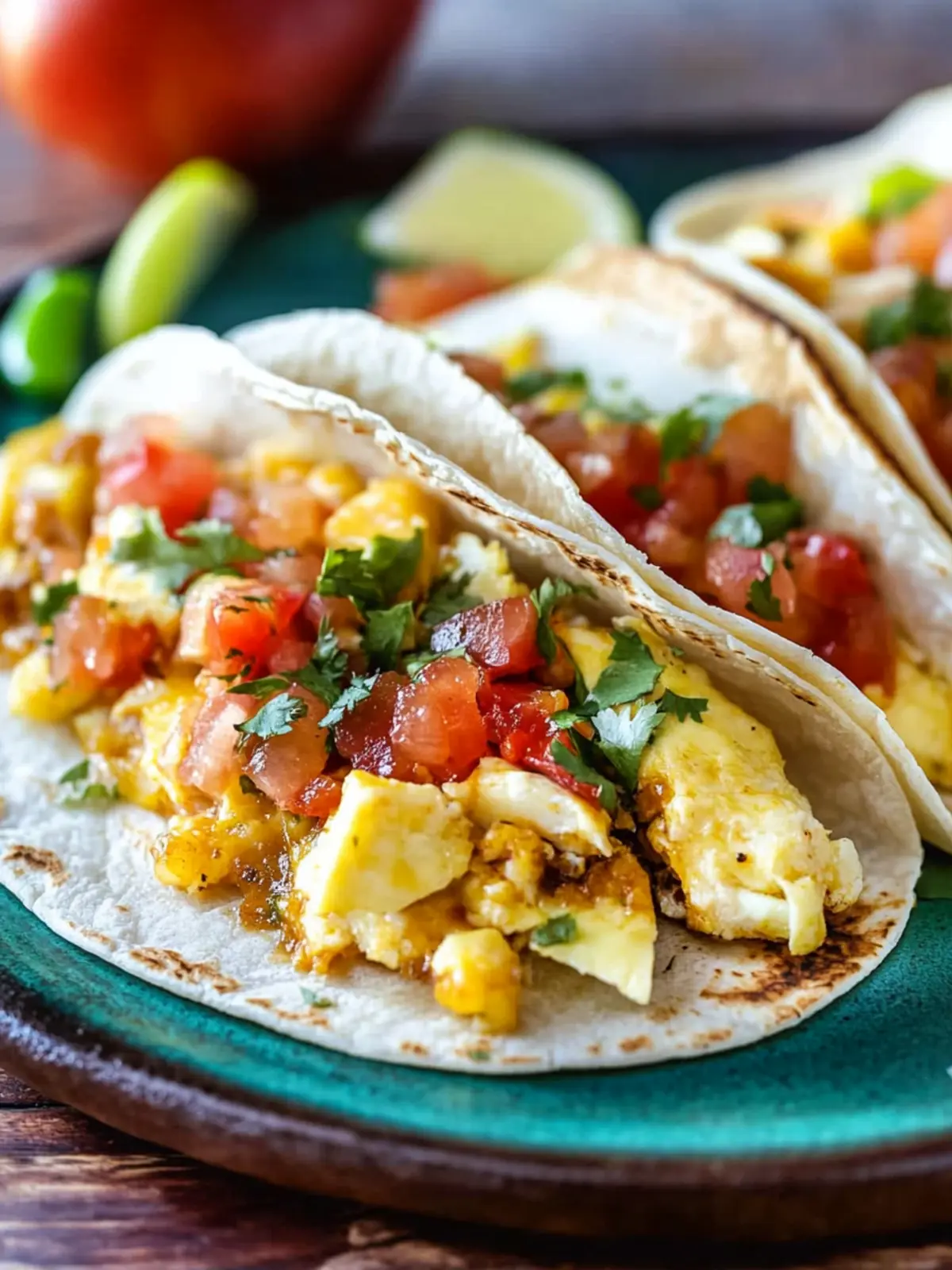 Savor Authentic Texas Breakfast Tacos: Easy, Cheesy Delights 2 Authentic Texas Breakfast Tacos