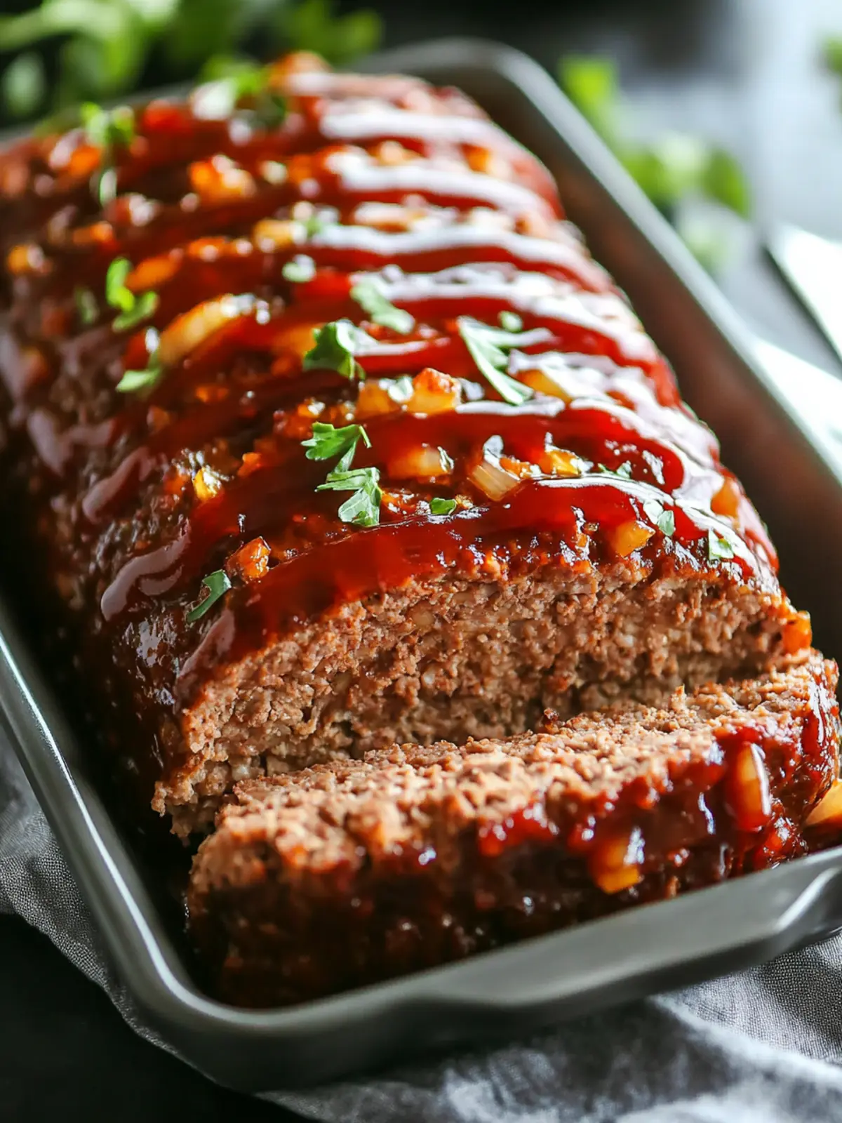 Savory Beef and Pork Meatloaf with a Tangy Glaze Delight 4 Beef and Pork Meatloaf