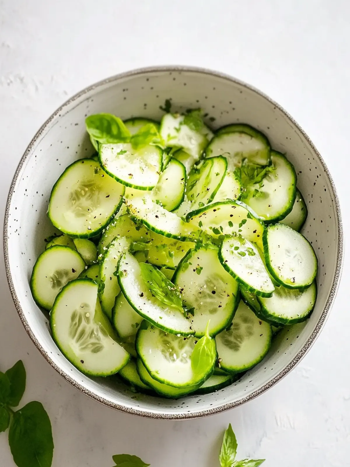 Crisp Cucumber Vinegar Salad for a Refreshing Summer Treat 3 Cucumber Vinegar Salad