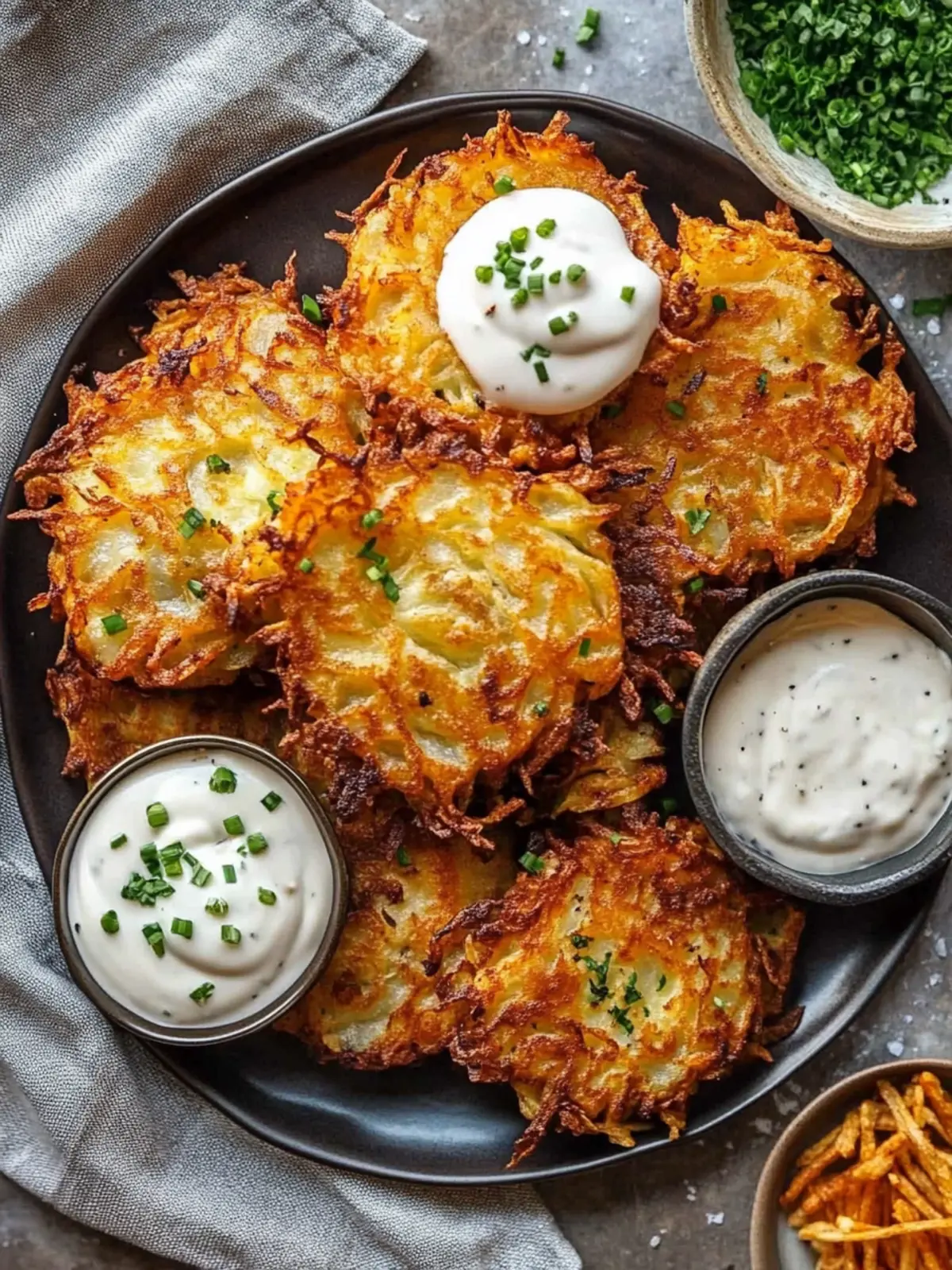 Light & Crispy Potato Latkes You'll Crave After One Bite 3 Light & Crispy Potato Latkes!