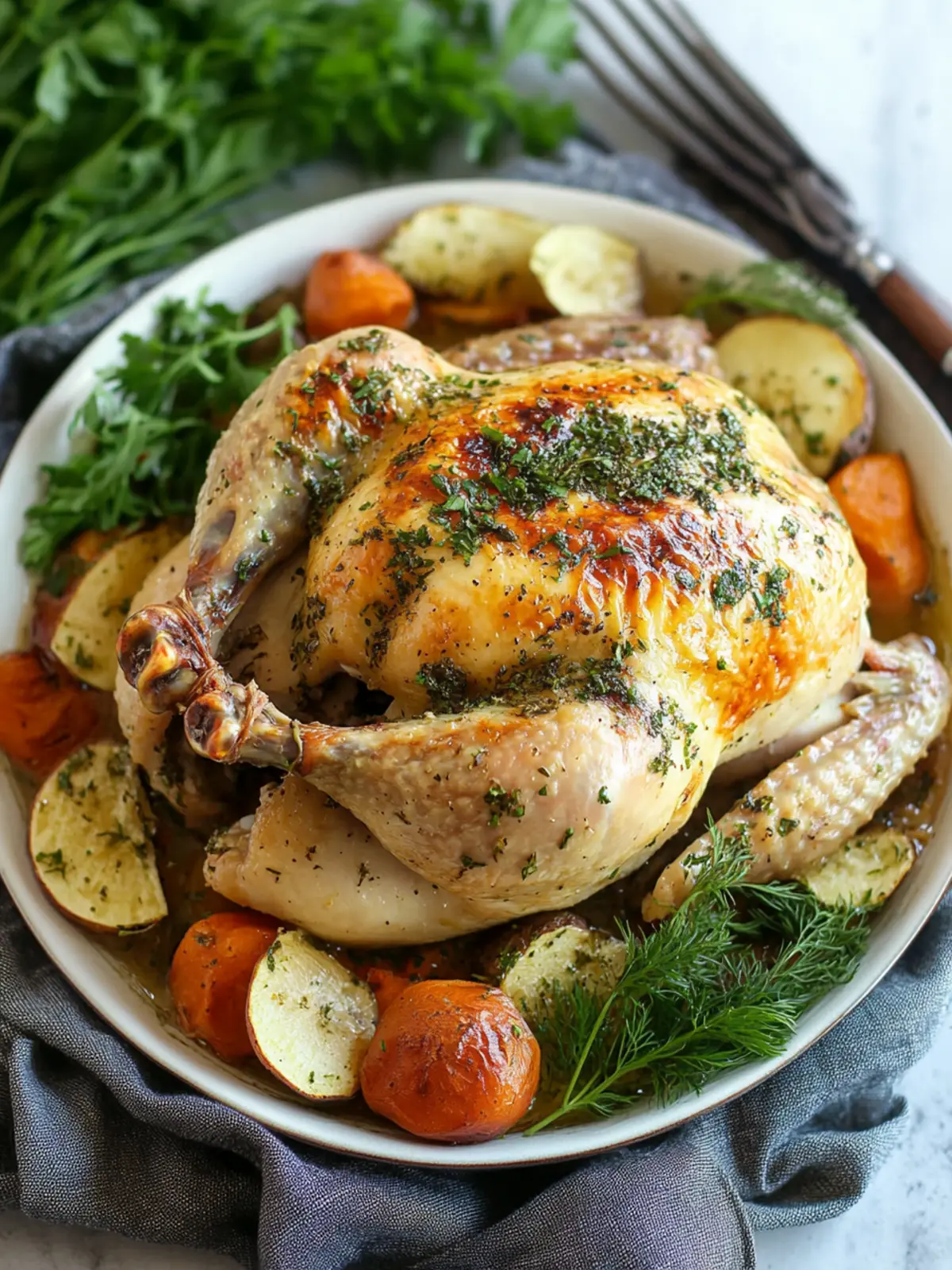 Juicy Slow Cooker Whole Chicken with Veggies You'll Love 2 Juicy Slow Cooker Whole Chicken
