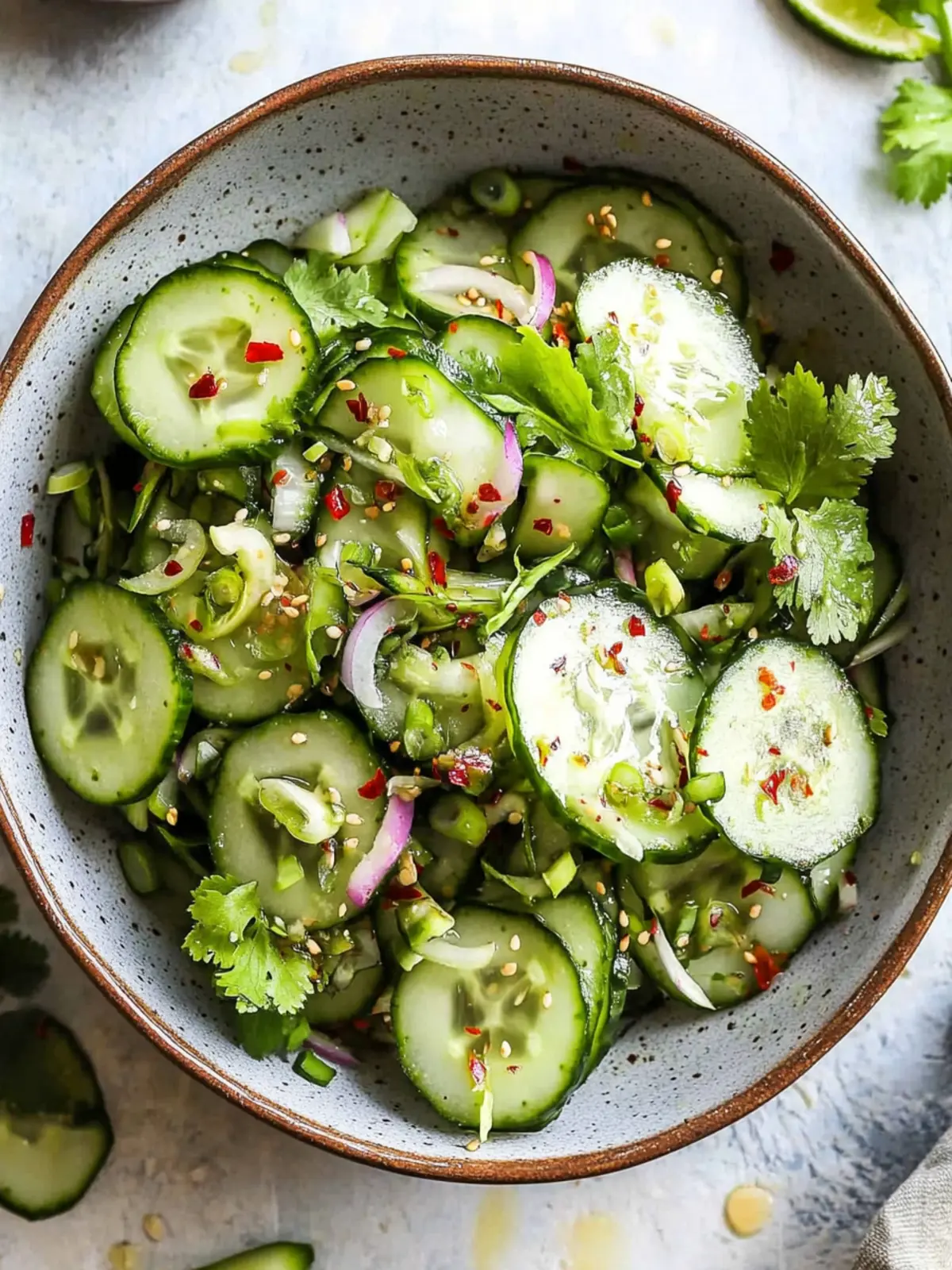 Zesty Asian Cucumber Salad That Ditches Boring Fast Food 4 Asian Cucumber Salad