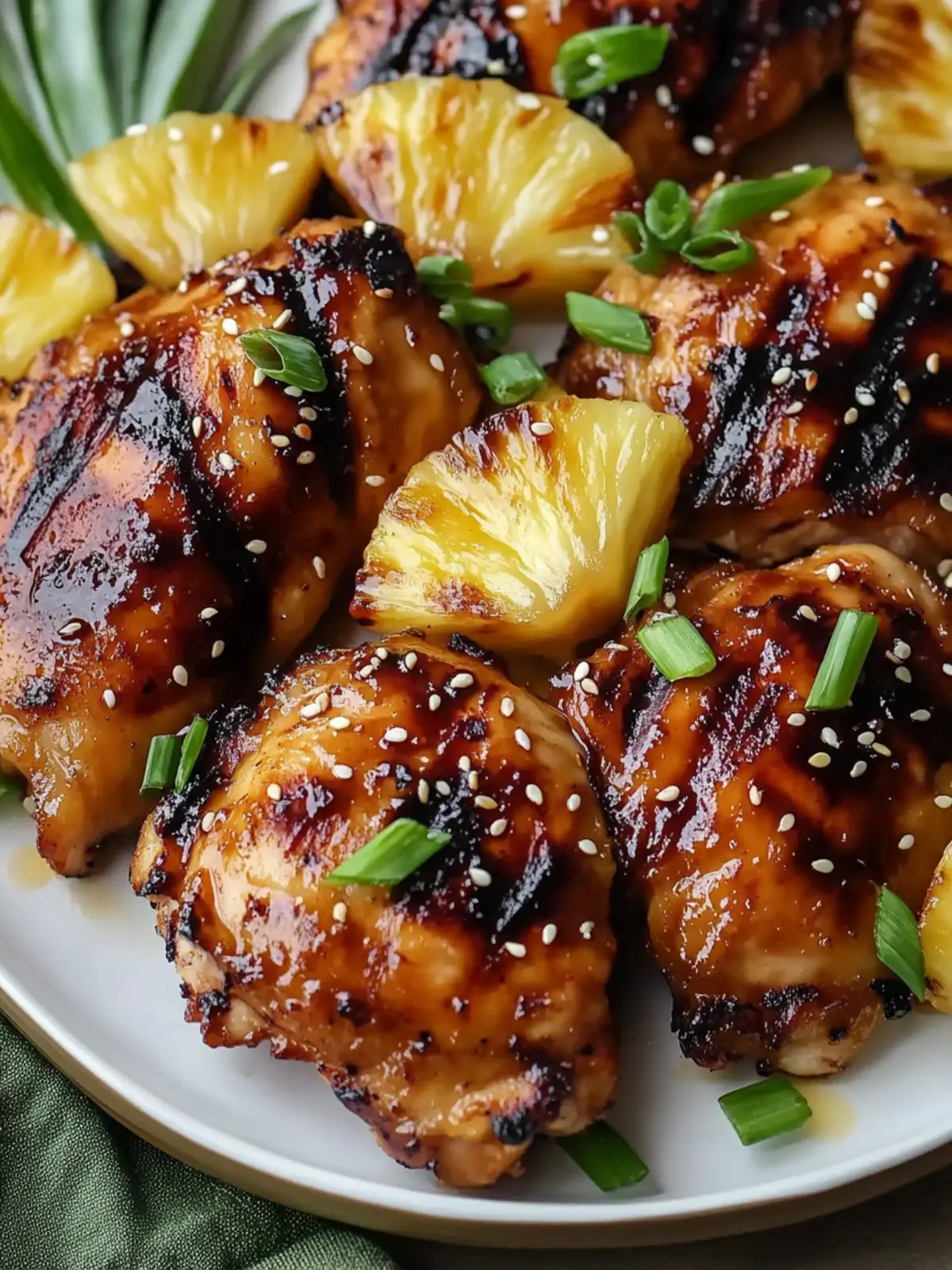 Delicious Teriyaki Pineapple Chicken Thighs in One Pan! 3 Teriyaki Pineapple Chicken Thighs