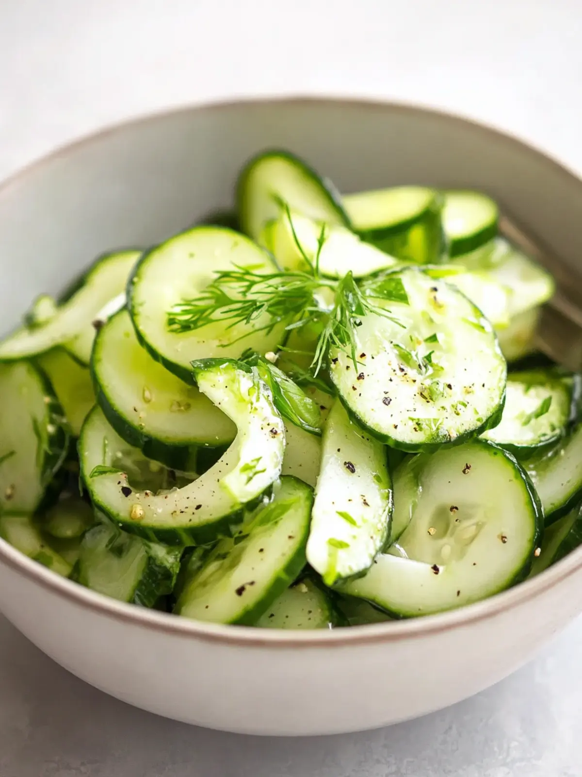 Crisp Cucumber Vinegar Salad for a Refreshing Summer Treat 5 Cucumber Vinegar Salad