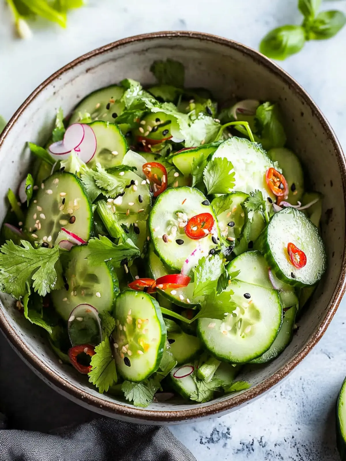 Zesty Asian Cucumber Salad That Ditches Boring Fast Food 2 Asian Cucumber Salad