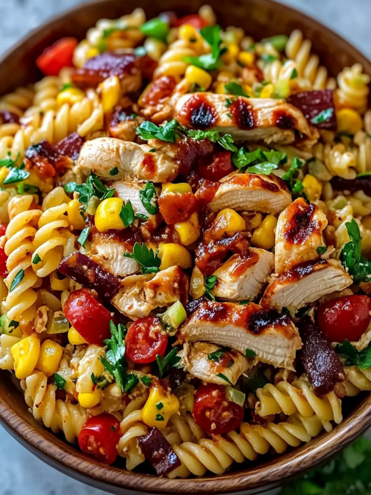 BBQ Chicken Pasta Salad: The Ultimate Summer Crowd-Pleaser 2 BBQ Chicken Pasta Salad