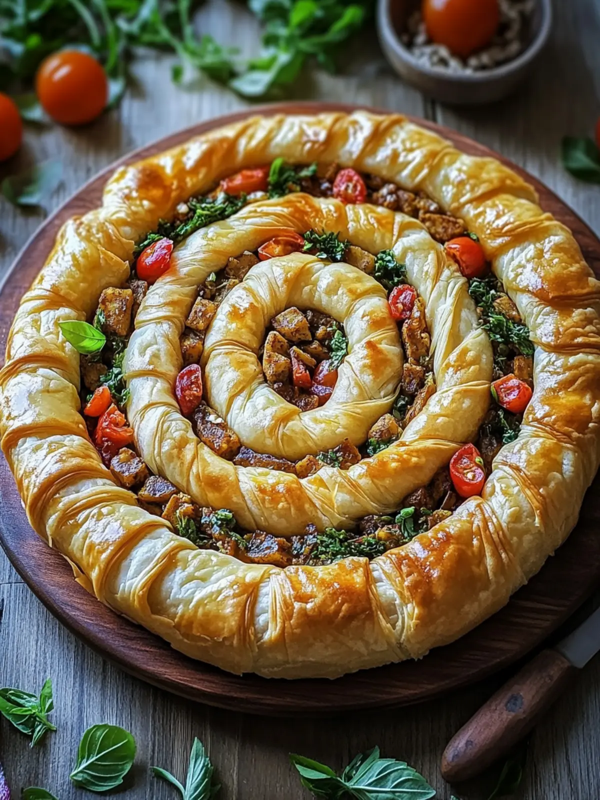 Flaky Turkish Spiral Borek: A Savory Delight for Everyone 2 Flaky Turkish Spiral Borek