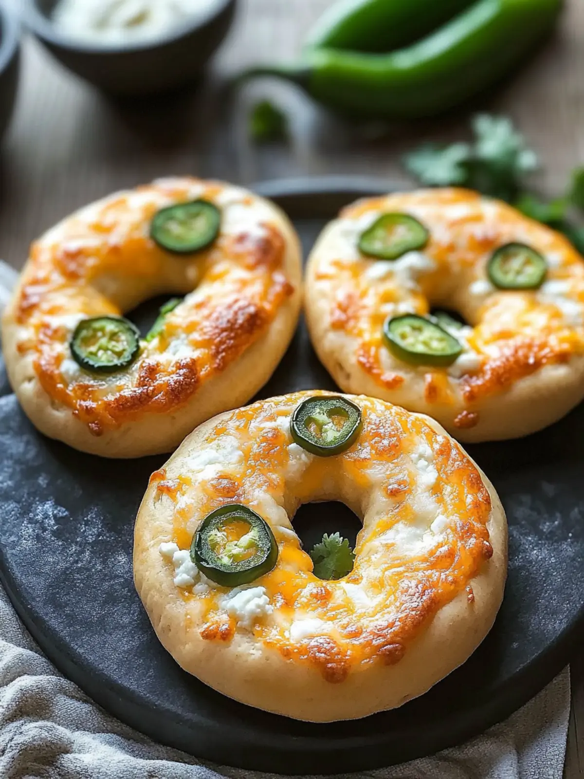 Baked Jalapeno Cheddar Protein Bagels With Cottage Cheese Bliss 4 Baked Jalapeno Cheddar Protein Bagels With Cottage Cheese Bliss