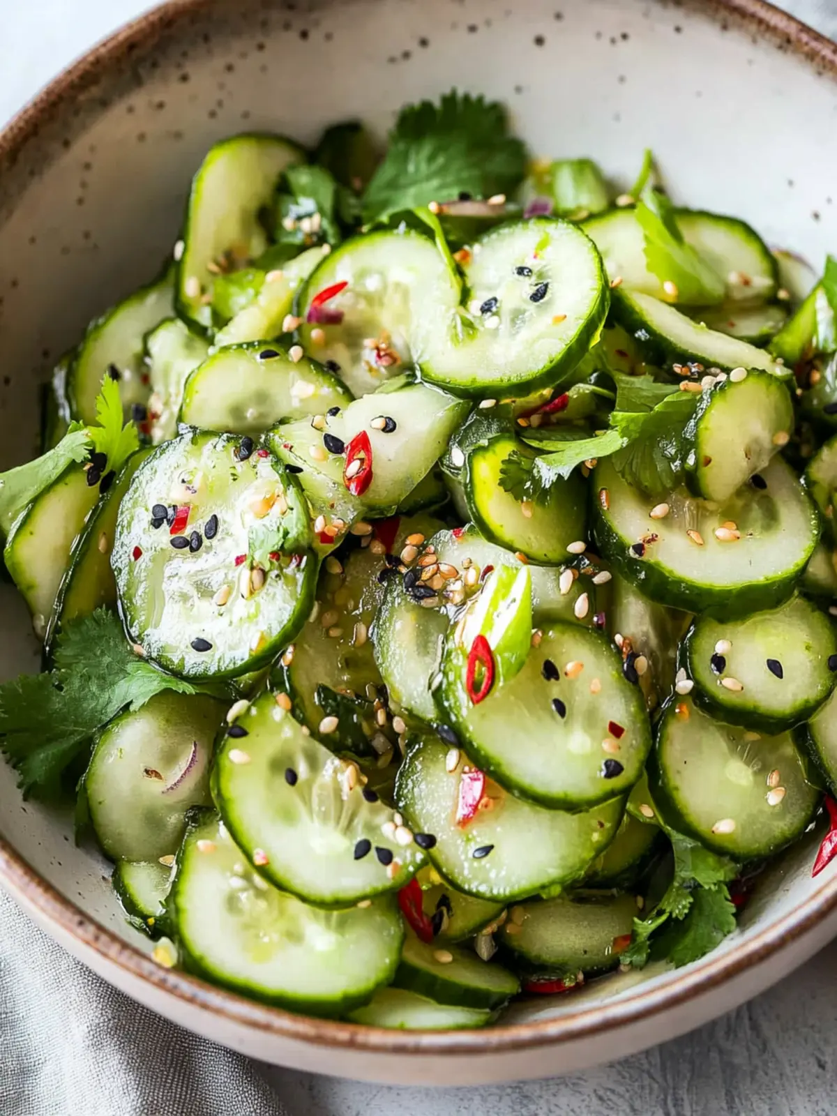 Zesty Asian Cucumber Salad That Ditches Boring Fast Food 3 Asian Cucumber Salad