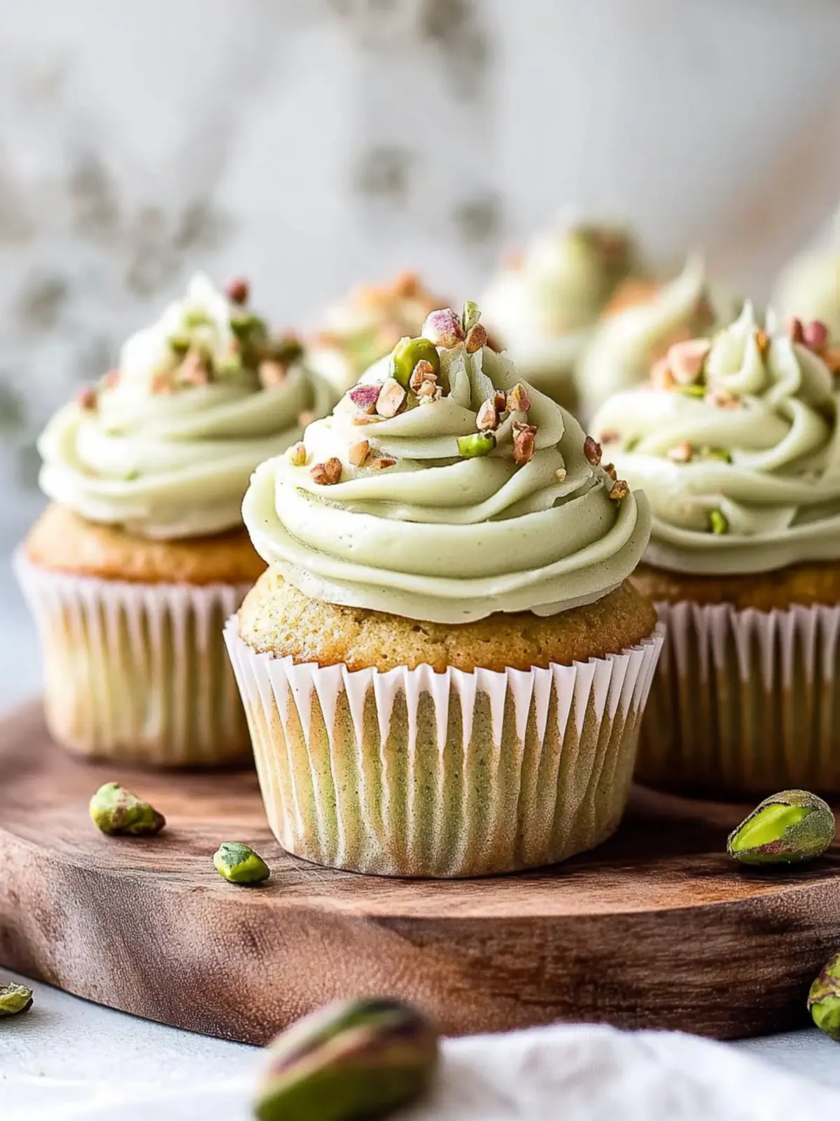 Irresistibly Moist Pistachio Cupcakes with Creamy Frosting 2 Pistachio Cupcakes