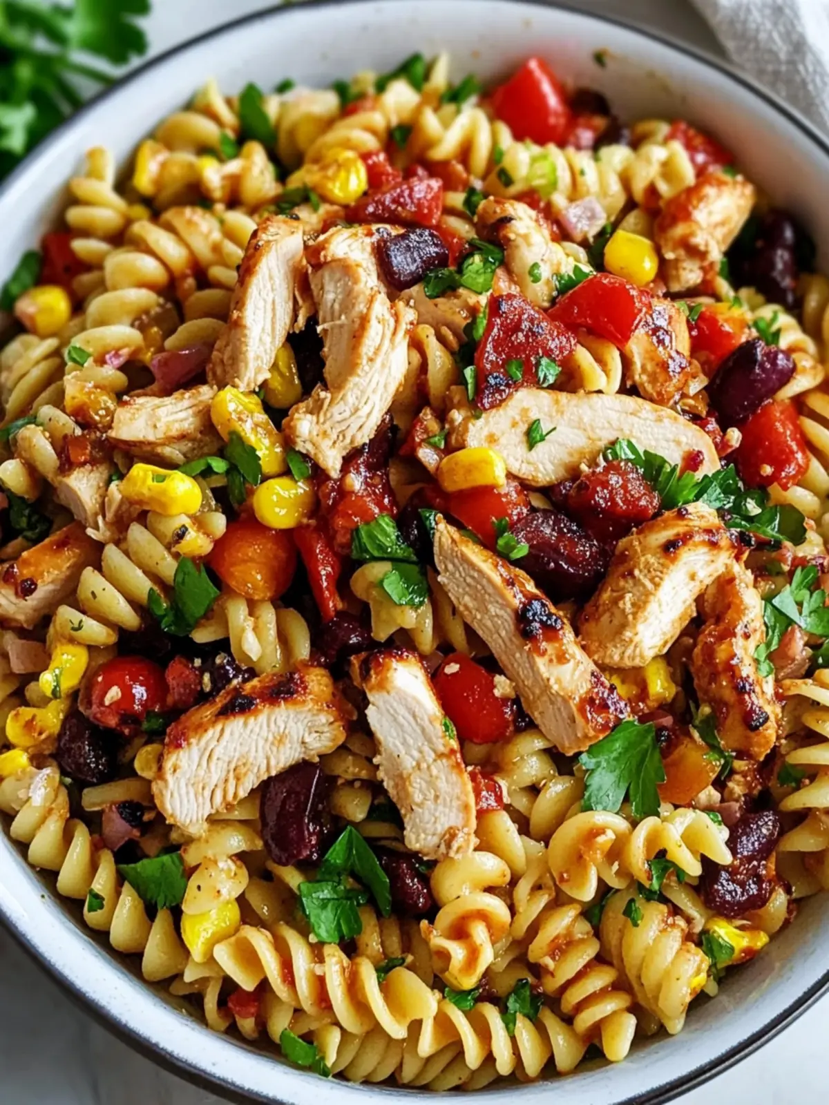 BBQ Chicken Pasta Salad: The Ultimate Summer Crowd-Pleaser 4 BBQ Chicken Pasta Salad