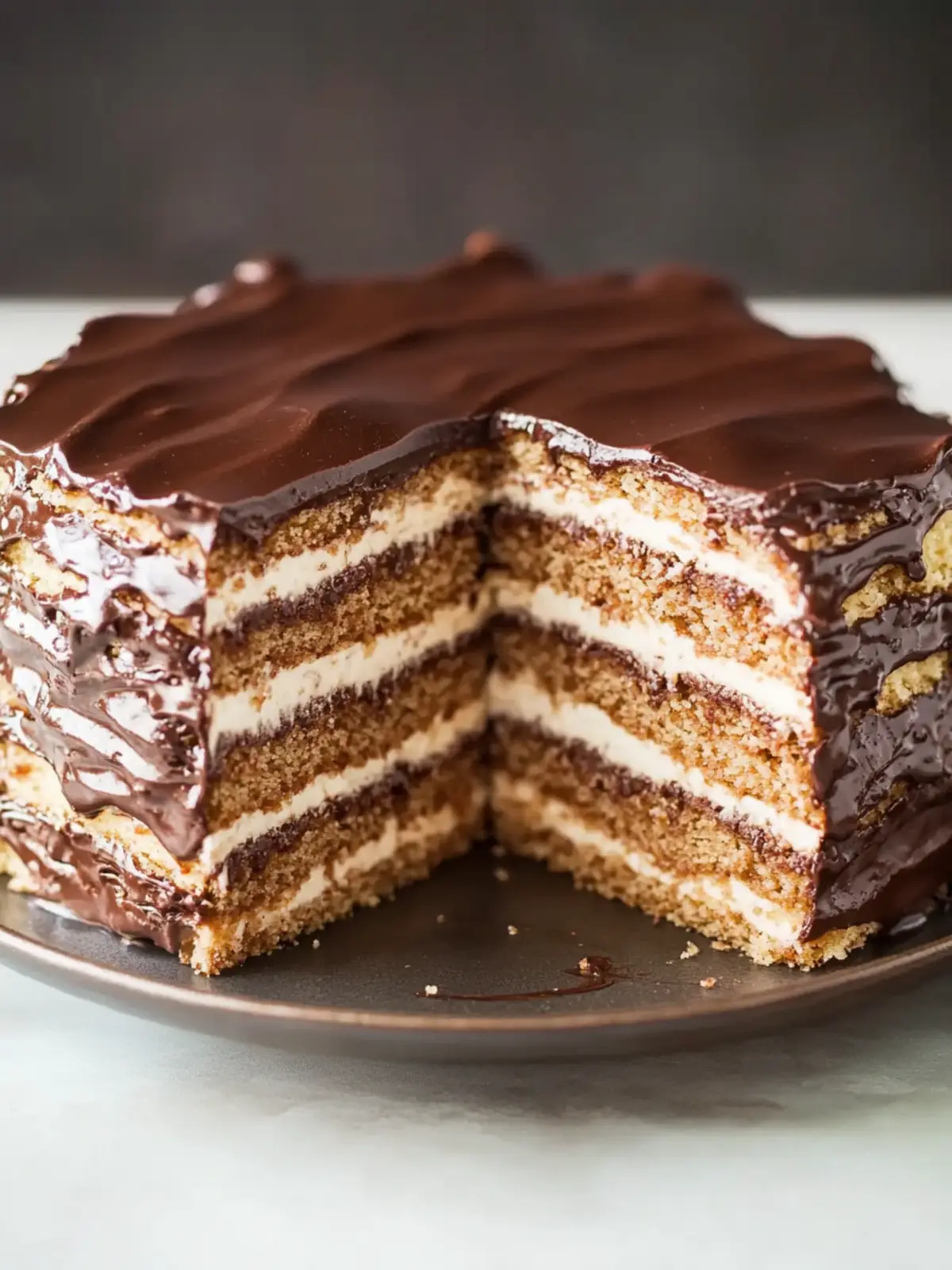 Decadent Chocolate-Matzo Layer Cake for Effortless Indulgence 2 Chocolate-Matzo Layer Cake