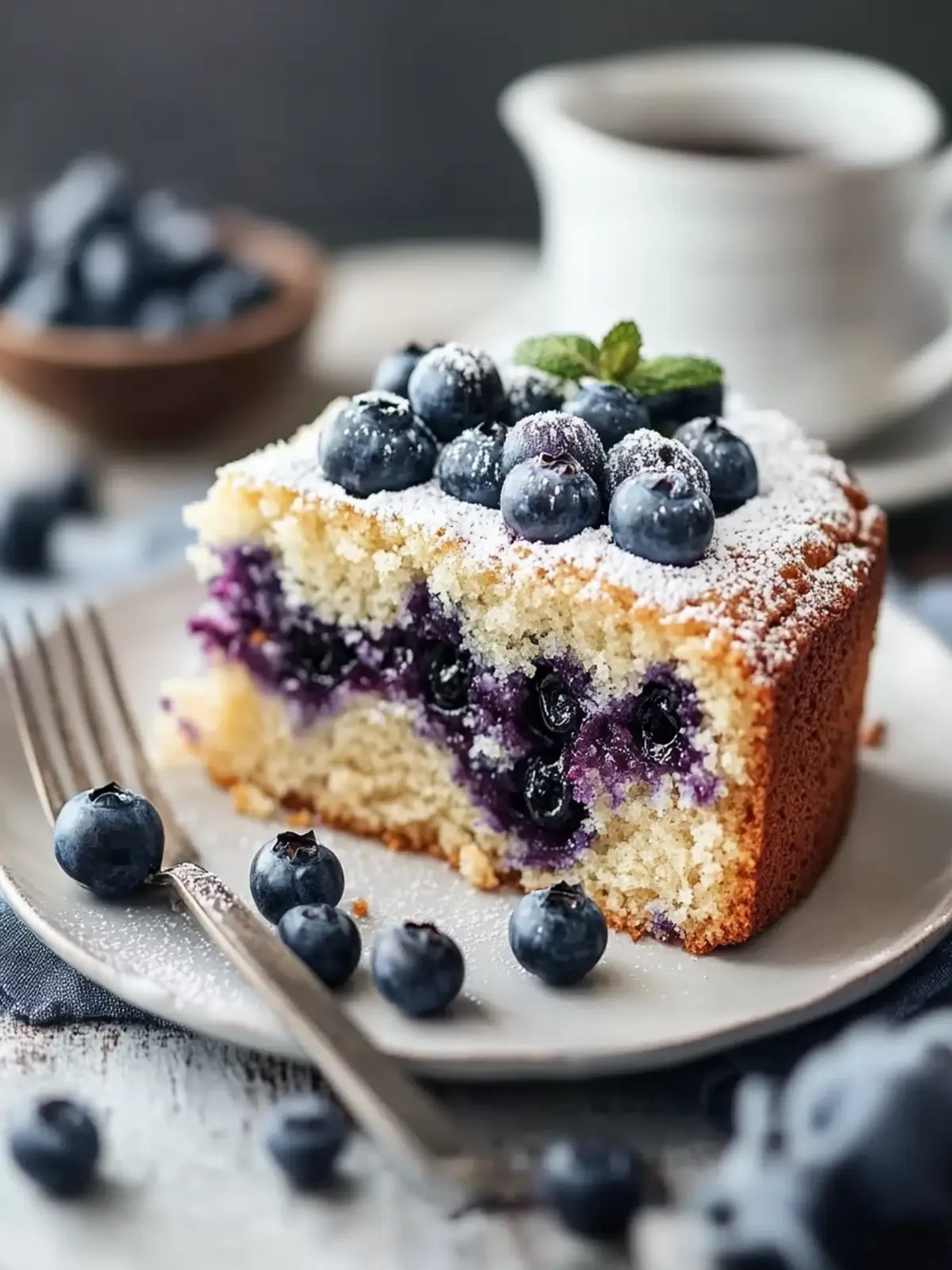 Irresistibly Moist Blueberry Coffee Cake that's Super Easy to Make 4 Blueberry Coffee Cake