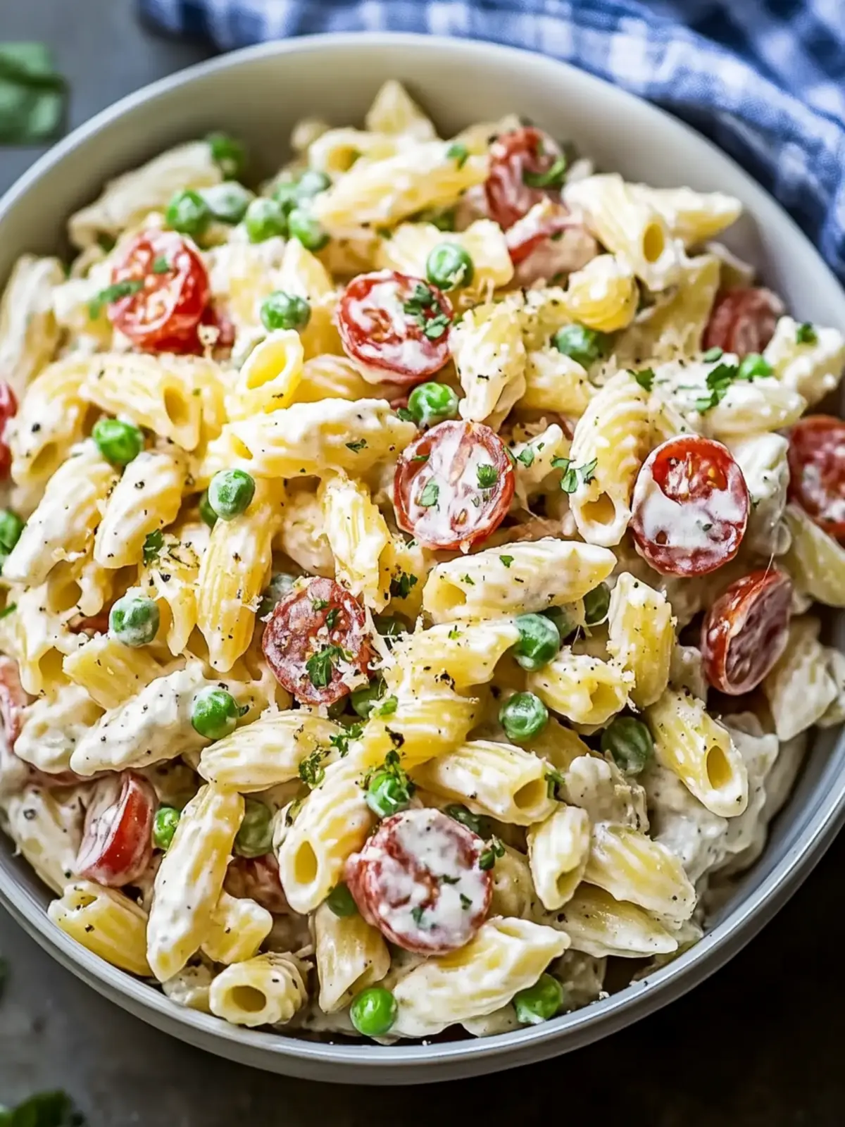 Ultimate Creamy Pasta Salad: Your New Favorite Potluck Hit 2 Ultimate Creamy Pasta Salad
