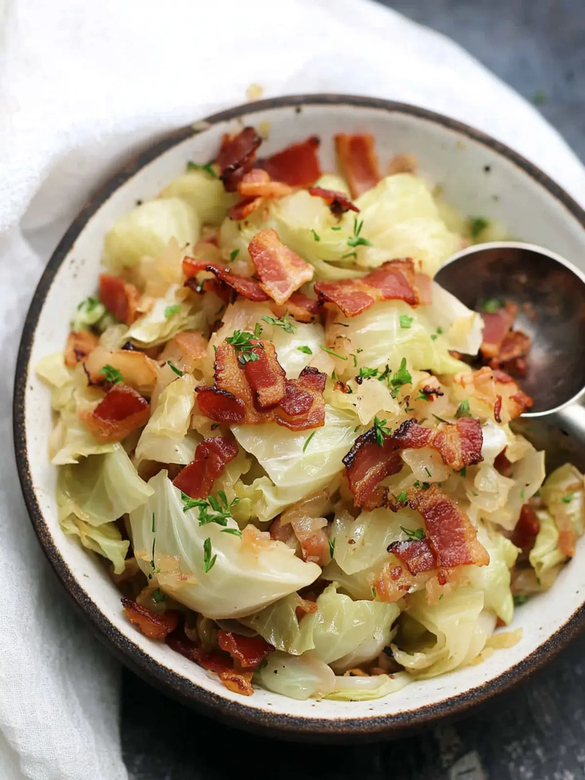 Classic Slow Cooker Cabbage with Bacon for Cozy Family Dinners 4 Classic Slow Cooker Cabbage with Bacon