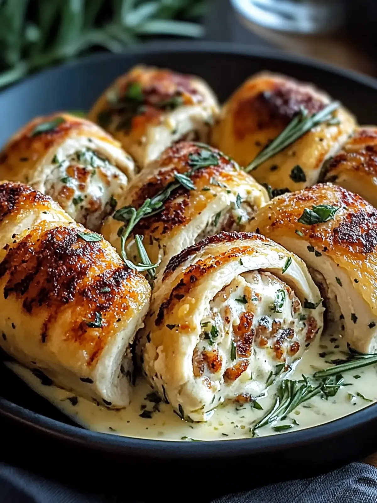 Creamy Tuscan Chicken Roll-Ups for a Gourmet Night In 3 Creamy Tuscan Chicken Roll-Ups