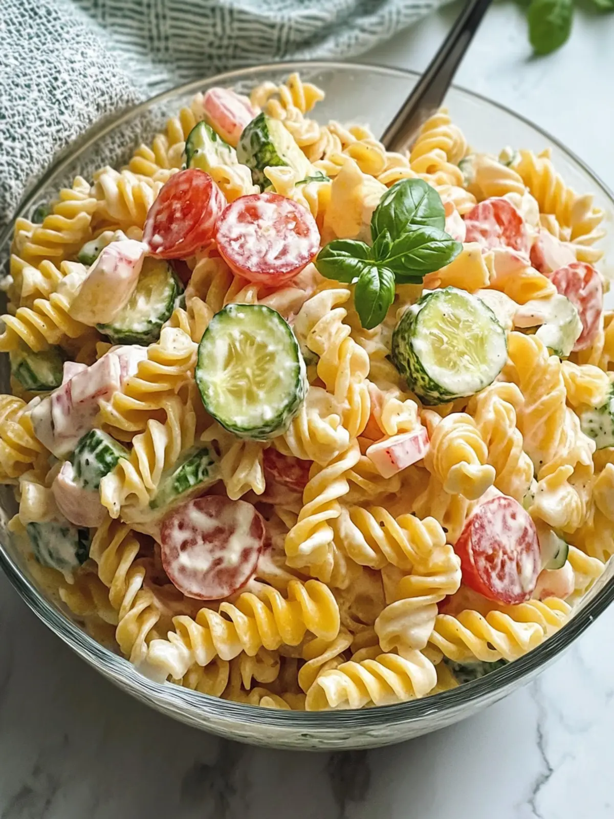 Creamy Pasta Salad Bliss for Perfect Summer Gatherings 2 Creamy Pasta Salad Bliss