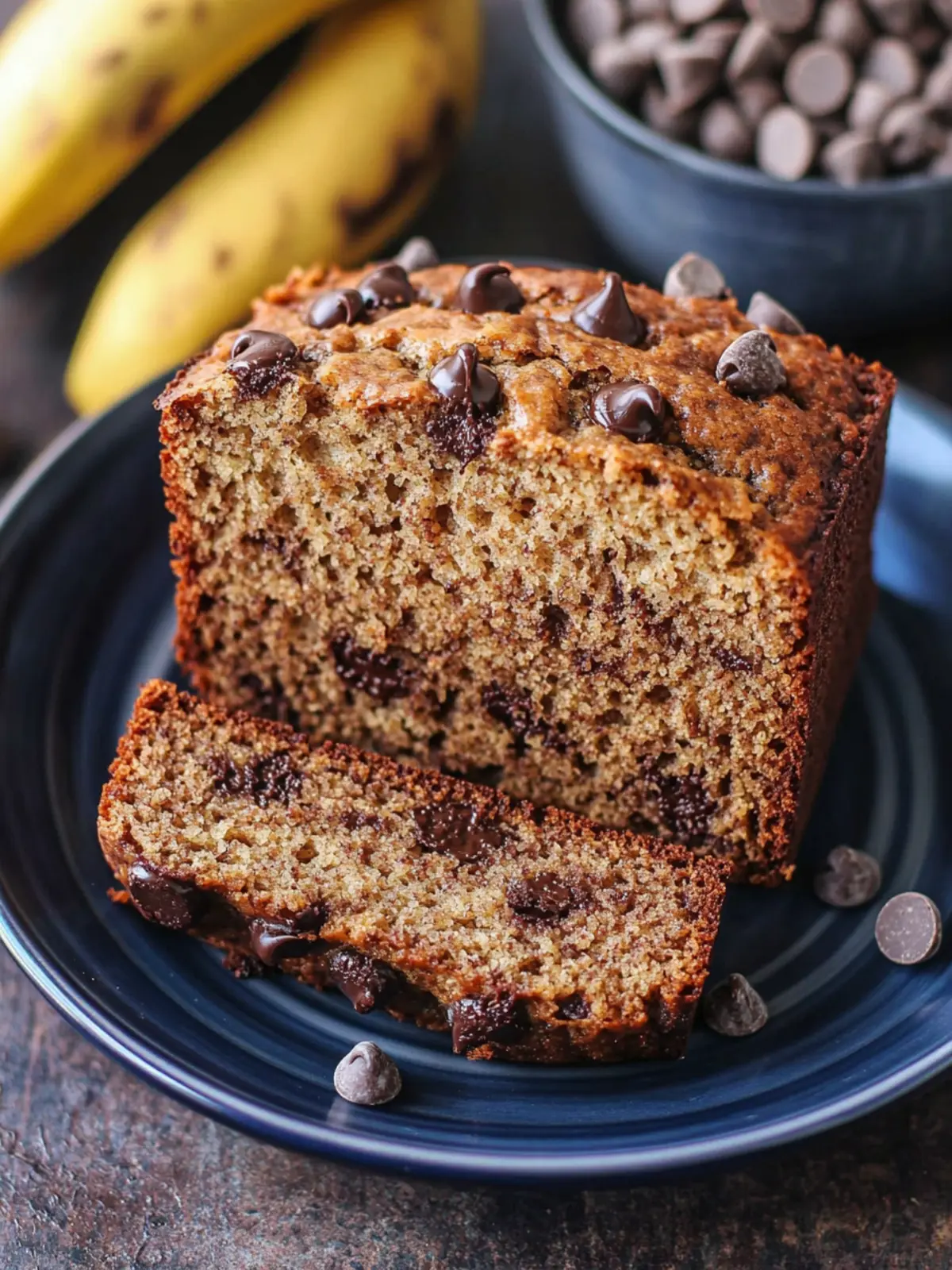 Irresistibly Moist Chocolate Chip Banana Bread Recipe 3 Chocolate Chip Banana Bread