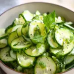Tangy Cucumber Vinegar Salad: Refreshing Vegan Delight 7 Cucumber Vinegar Salad