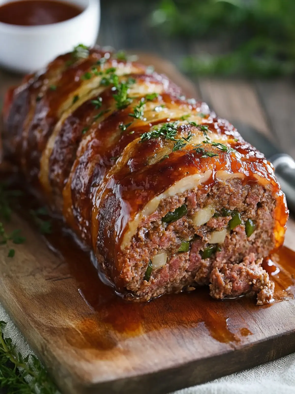 Irresistible Stuffed Meatloaf Roll for Cozy Family Dinners 2 Stuffed Meatloaf Roll