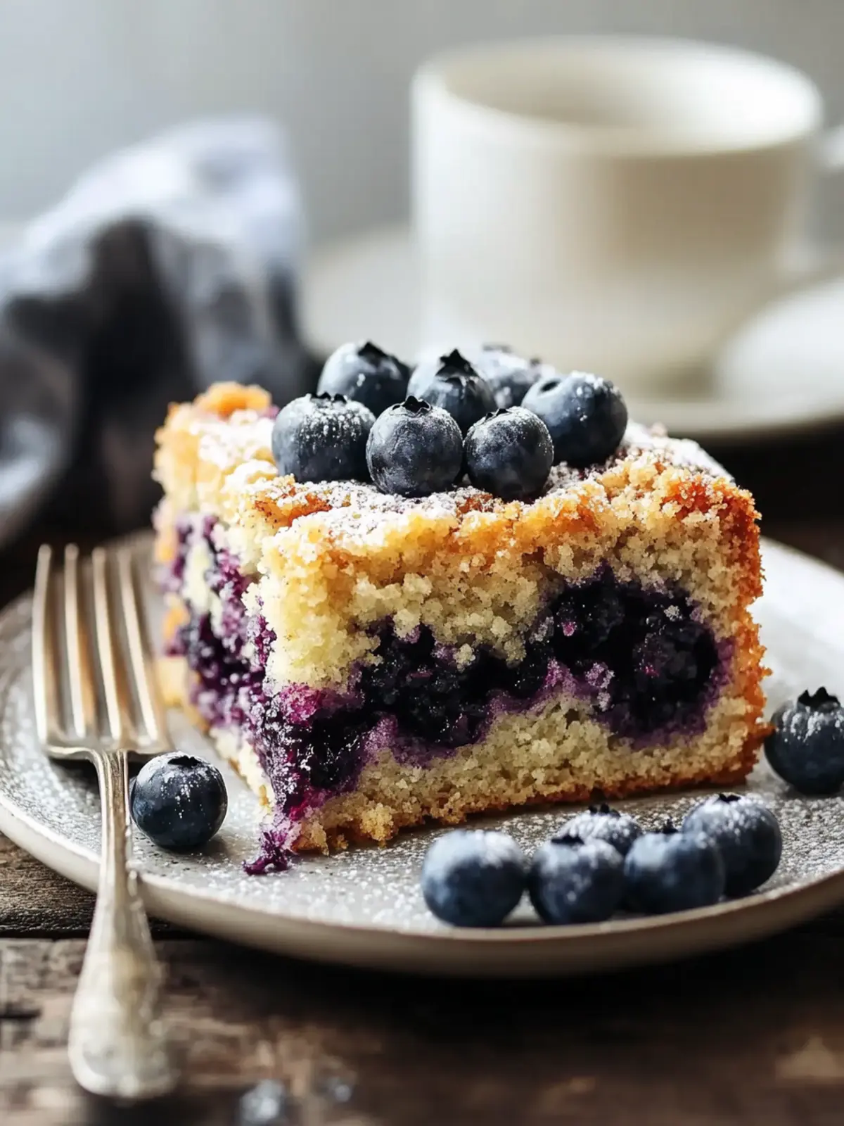 Irresistibly Moist Blueberry Coffee Cake that's Super Easy to Make 5 Blueberry Coffee Cake