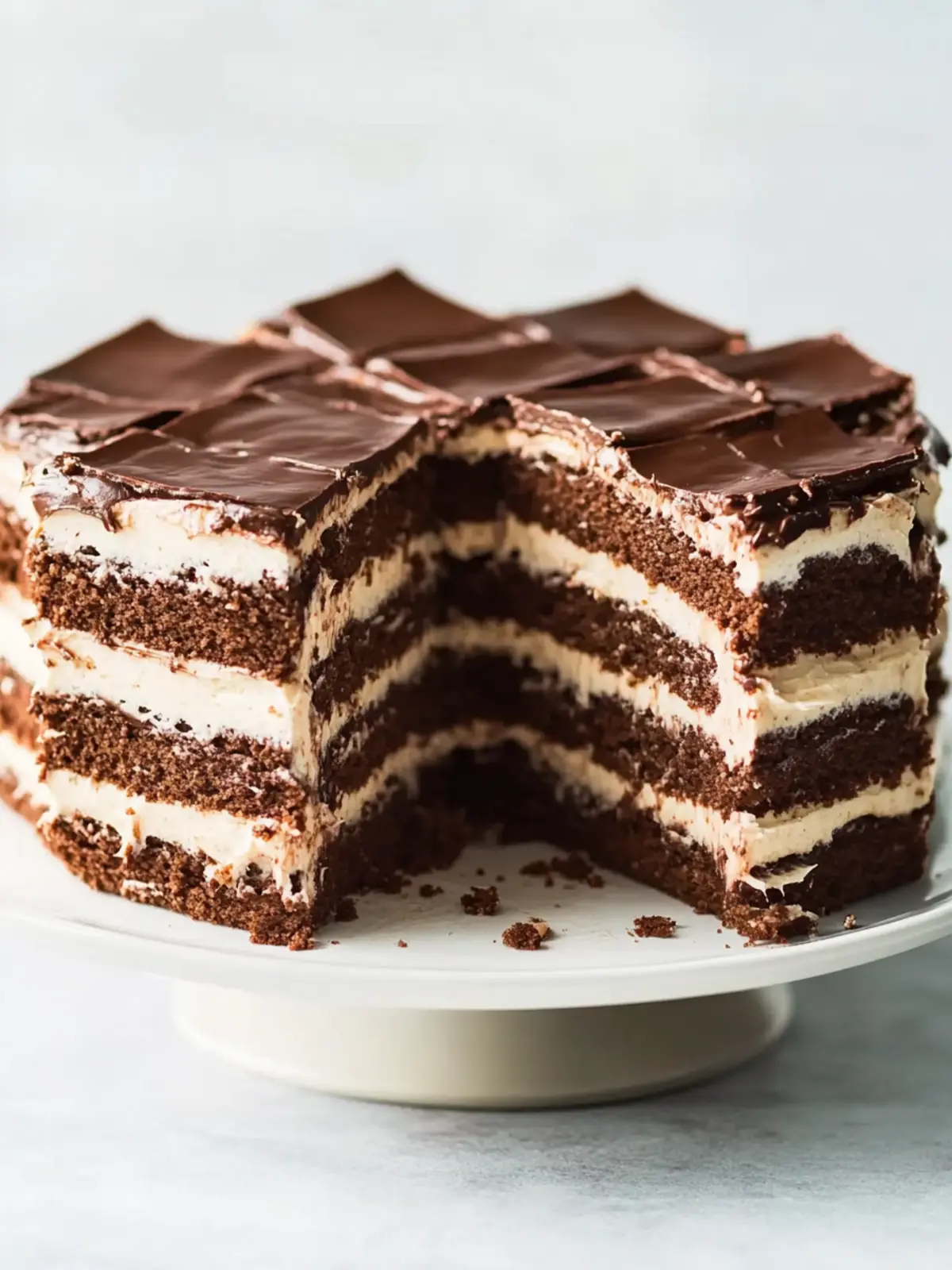 Decadent Chocolate-Matzo Layer Cake for Effortless Indulgence 3 Chocolate-Matzo Layer Cake