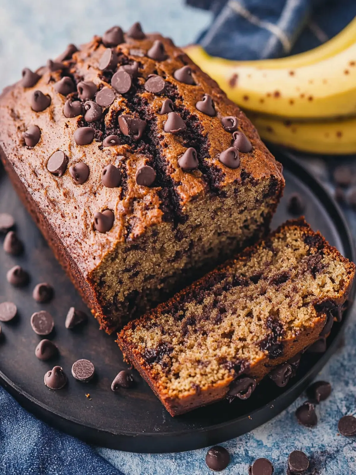 Irresistibly Moist Chocolate Chip Banana Bread Recipe 2 Chocolate Chip Banana Bread
