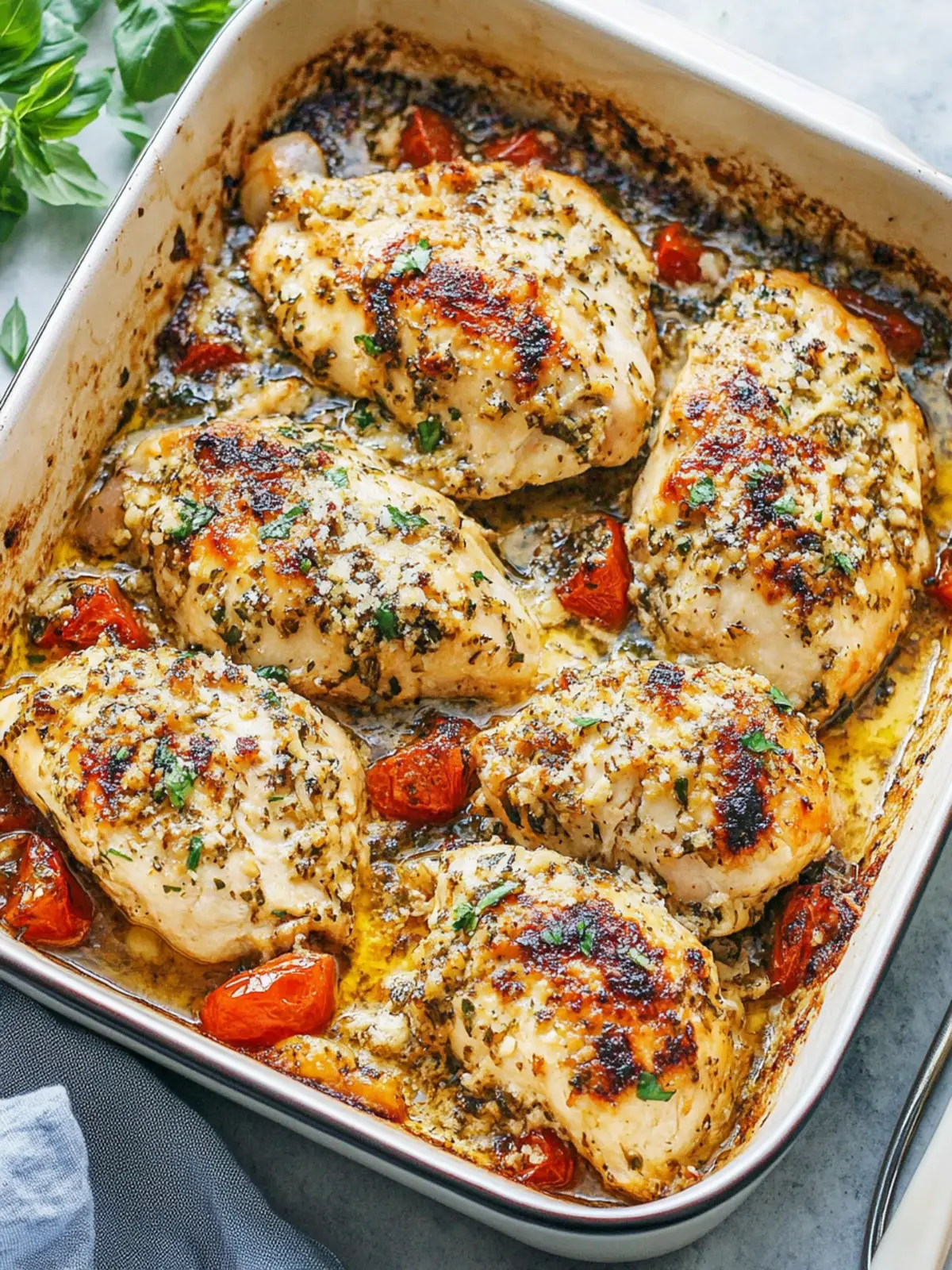 Garlic Parmesan Chicken Bake: Easy, Irresistible Comfort Food 3 Garlic Parmesan Chicken Bake