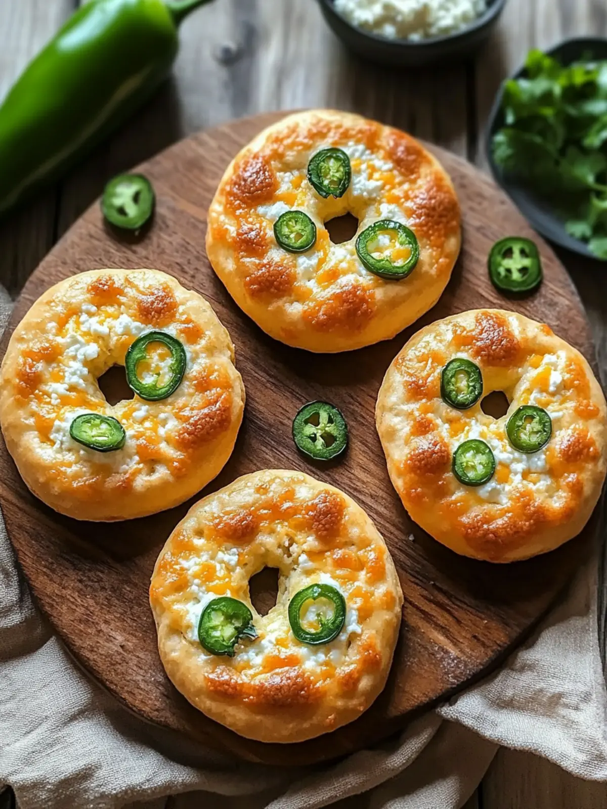 Baked Jalapeno Cheddar Protein Bagels With Cottage Cheese Bliss 2 Baked Jalapeno Cheddar Protein Bagels With Cottage Cheese Bliss