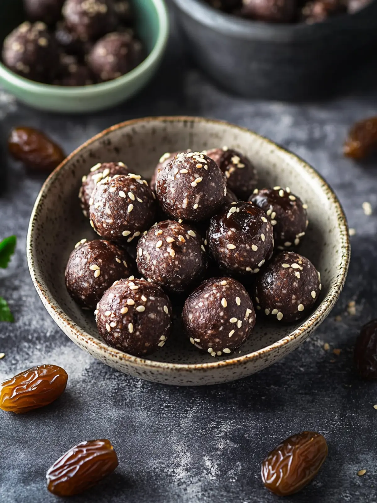 Irresistible Chocolate Date Balls: Your Quick Energy Boost! 5 Chocolate Date Balls