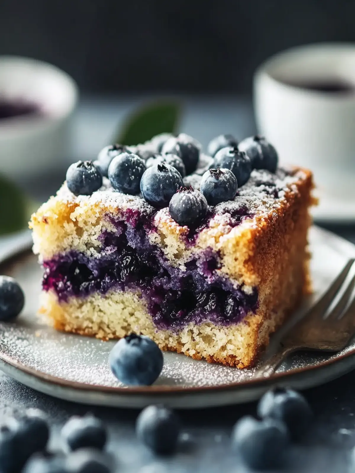 Irresistibly Moist Blueberry Coffee Cake that's Super Easy to Make 2 Blueberry Coffee Cake