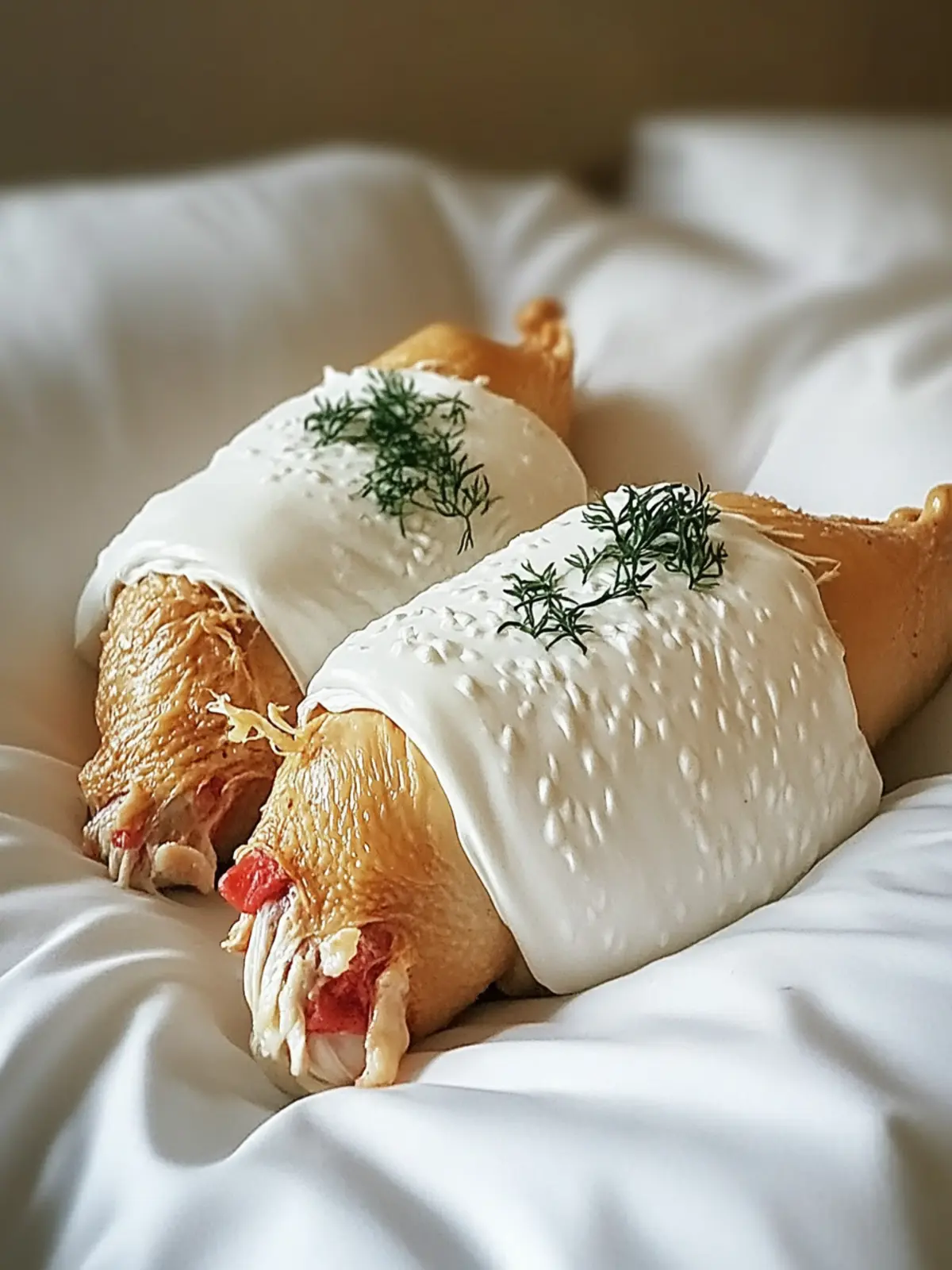 Irresistible Chicken Pillows with Creamy Parmesan Delight 2 Irresistible Chicken Pillows