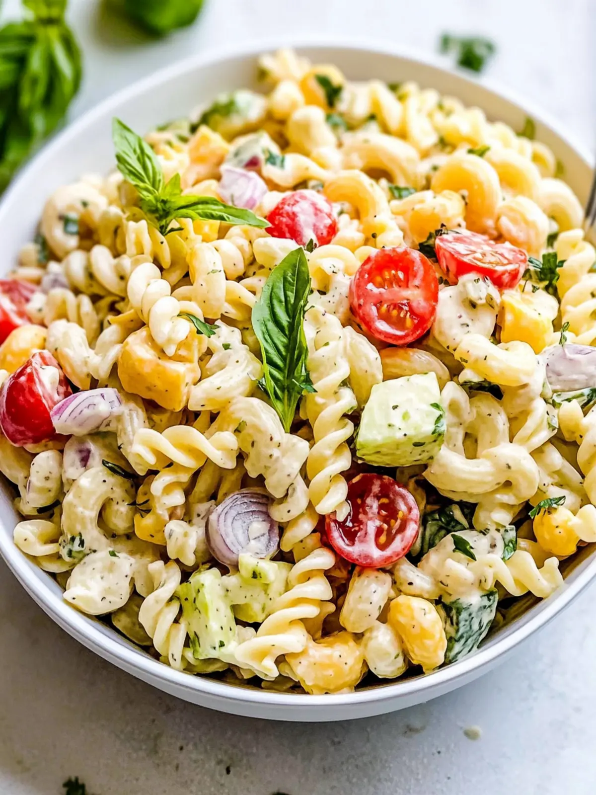 Creamy Pasta Salad: Your New Favorite Summer Side Dish 3 Creamy Pasta Salad