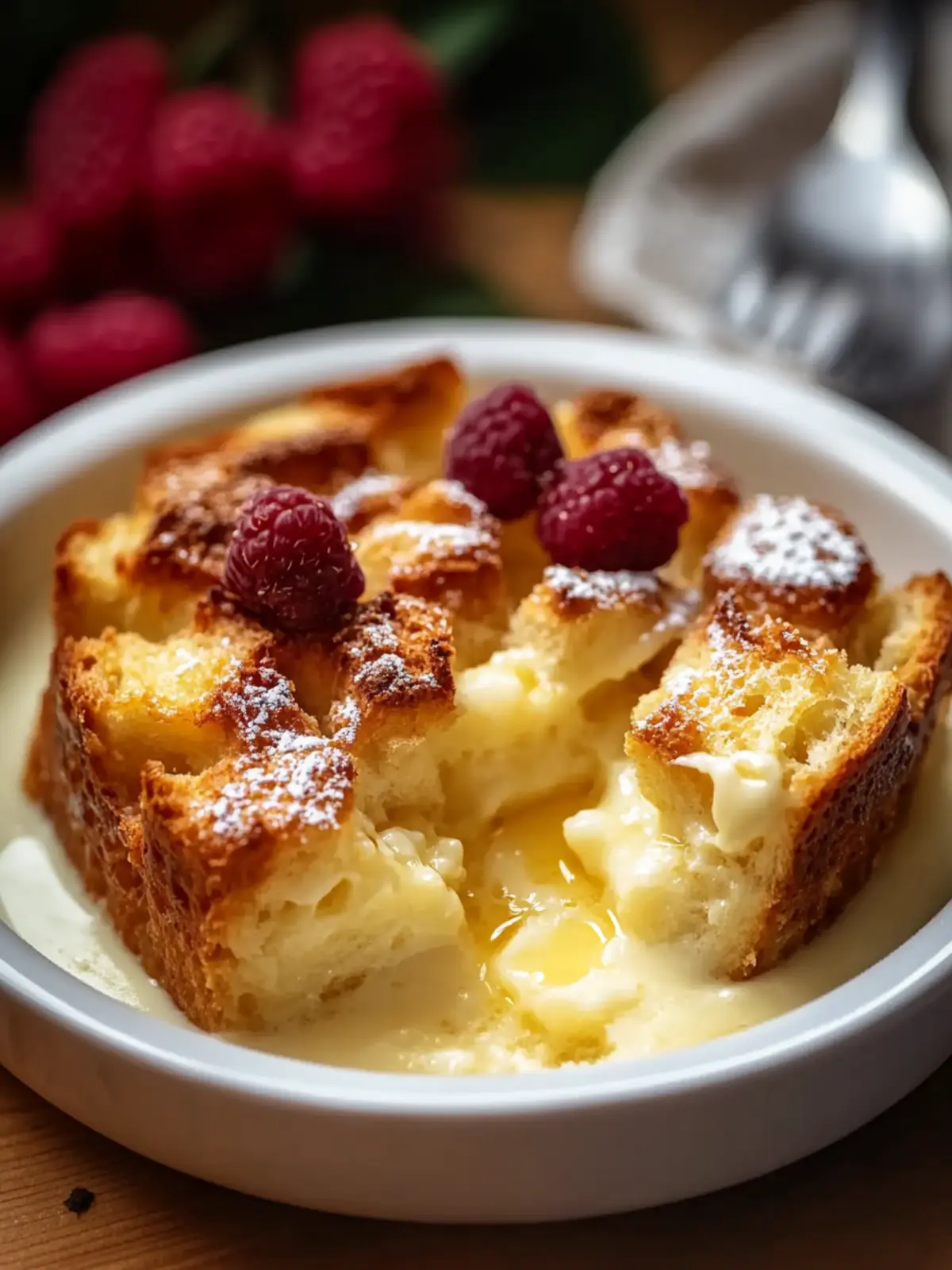 Delicious Custard Bread Pudding with Vanilla Sauce Bliss 5 Custard Bread Pudding with Vanilla Sauce