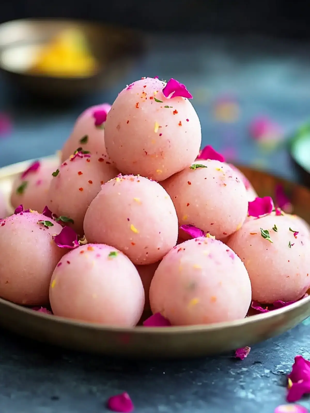 Gulkand Filled Rose Ladoo: A Delectable No-Cook Delight 2 Gulkand Filled Rose Ladoo