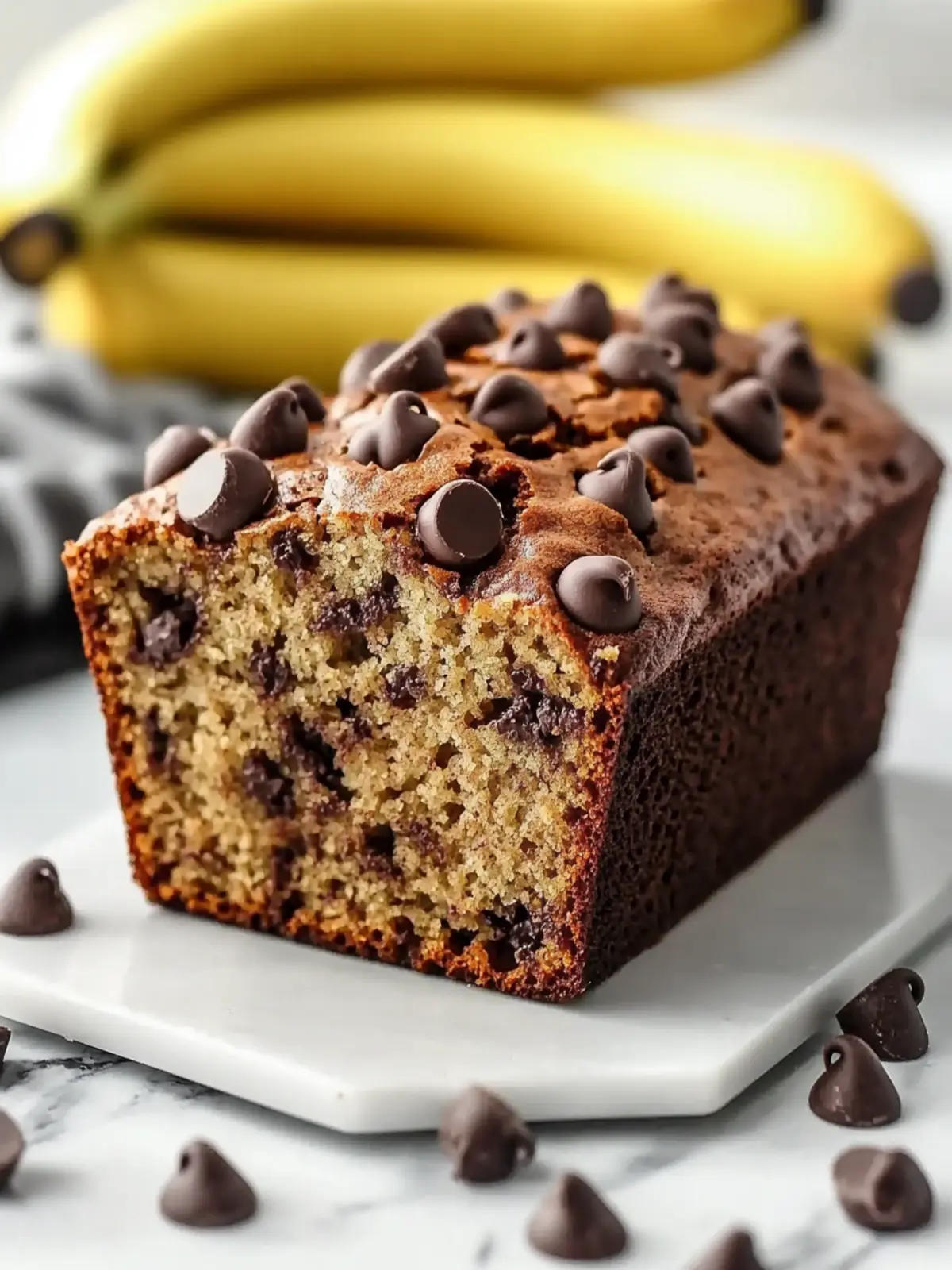 Moist Chocolate Chip Banana Bread Recipe Your New Favorite Snack 2 Moist Chocolate Chip Banana Bread