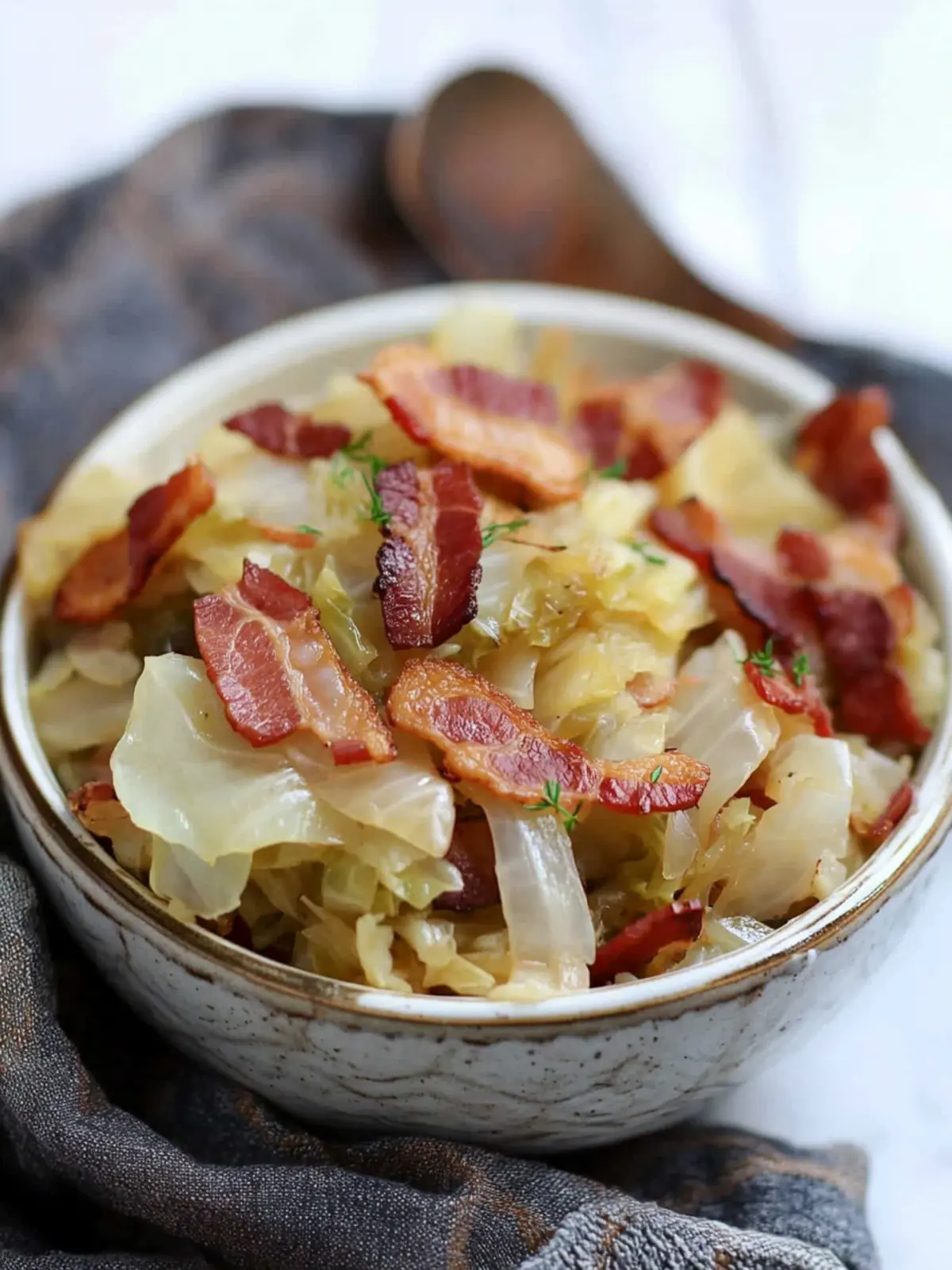 Classic Slow Cooker Cabbage with Bacon for Cozy Family Dinners 5 Classic Slow Cooker Cabbage with Bacon
