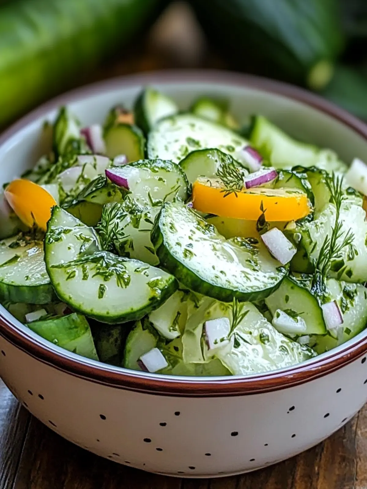 Mom's Cucumber Salad: Your Summer Side Dish Makeover 2 Mom’s Cucumber Salad