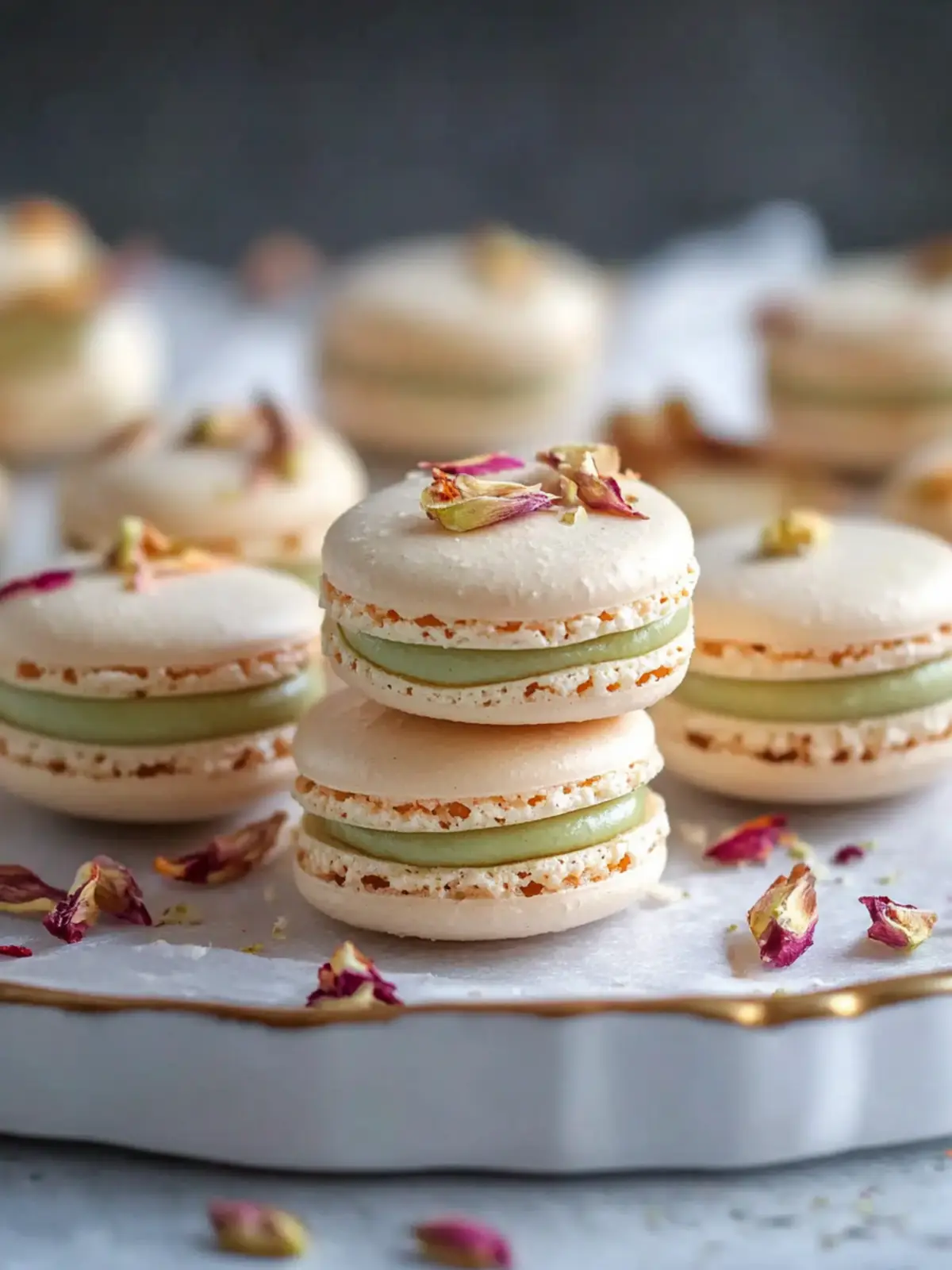 Delicious Thandai Macarons: A Festive Flavor Adventure 2 Thandai Macarons