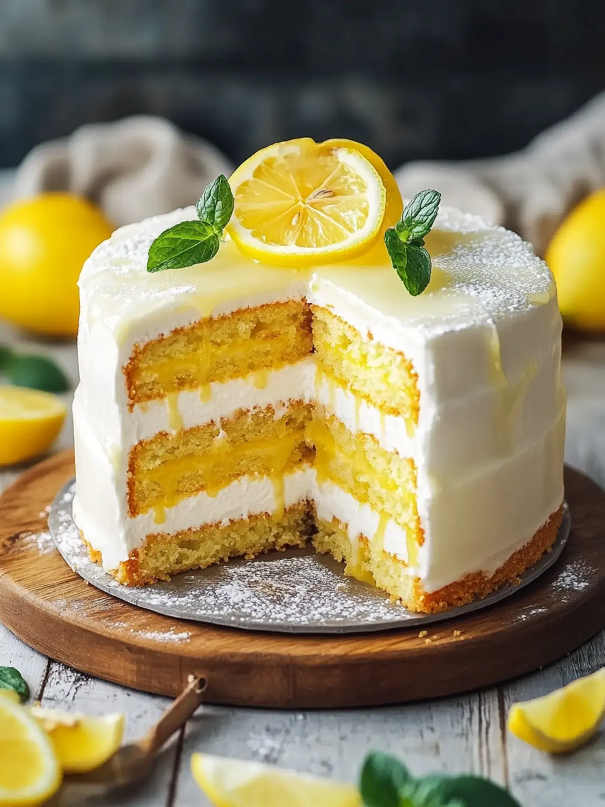 Lemon Lush Cake: Your Easy No-Bake Dessert Delight 2 Lemon Lush Cake