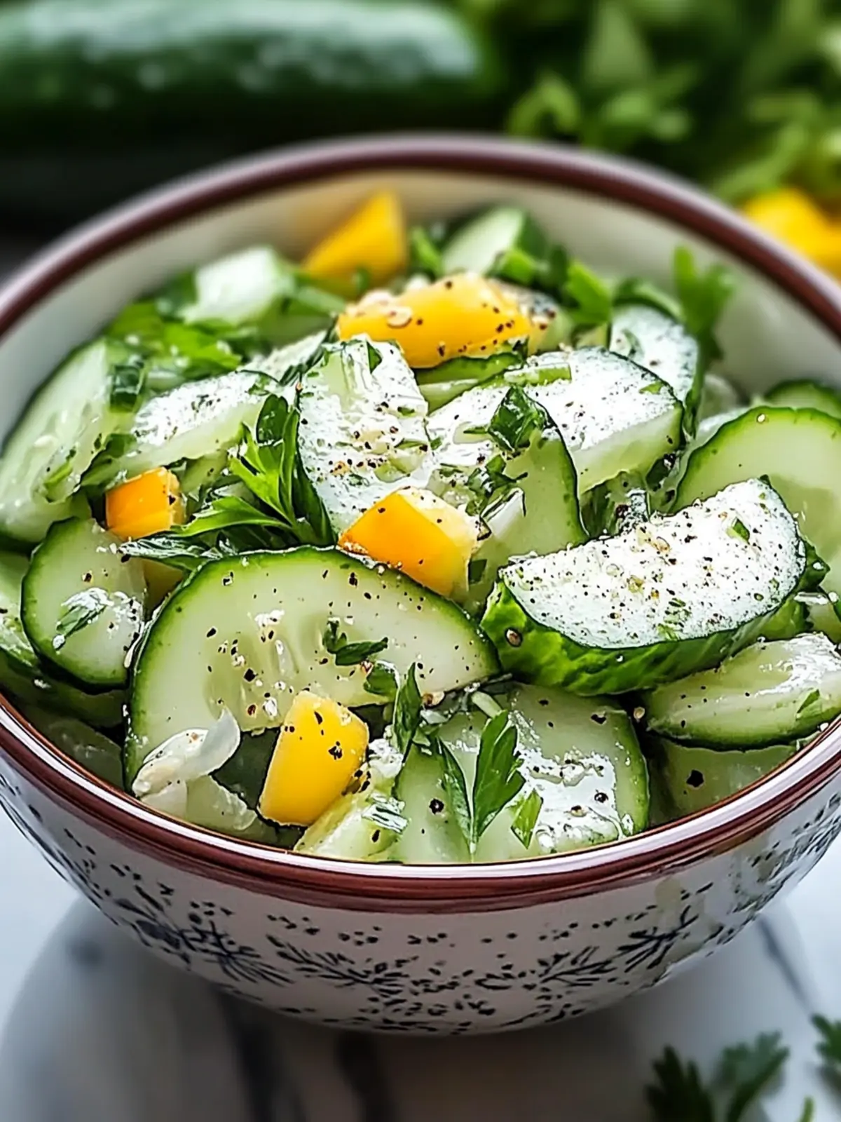 Mom's Cucumber Salad: Your Summer Side Dish Makeover 3 Mom’s Cucumber Salad