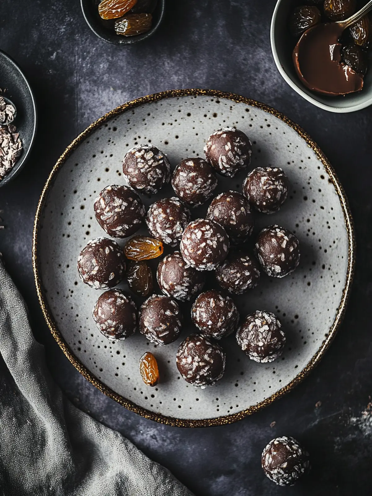 Irresistible Chocolate Date Balls: Your Quick Energy Boost! 4 Chocolate Date Balls